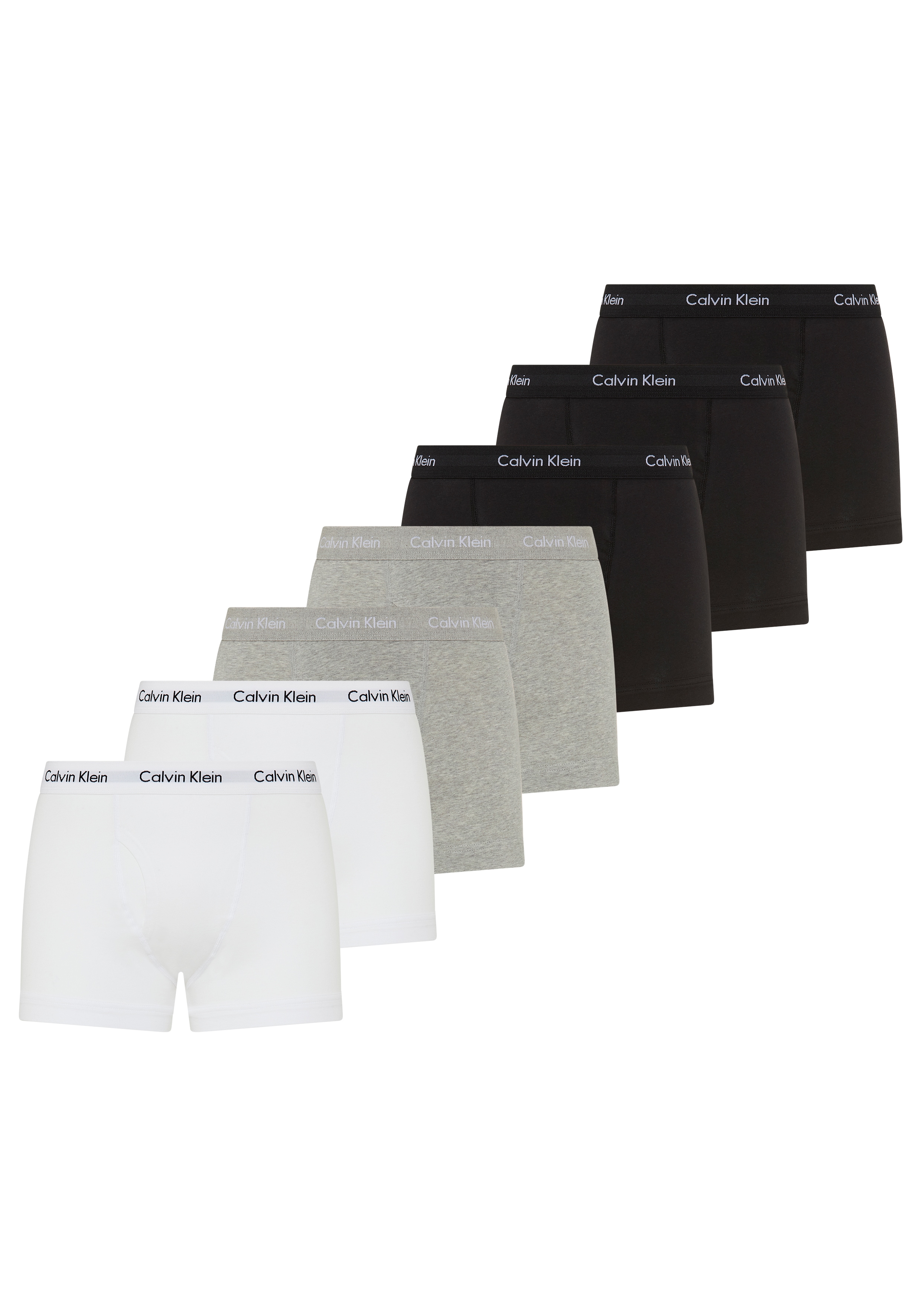 Calvin Klein Underwear Trunk "TRUNK 7PK" Packung, 7er-Pack, 7 Stk. Mit elastischem Bund