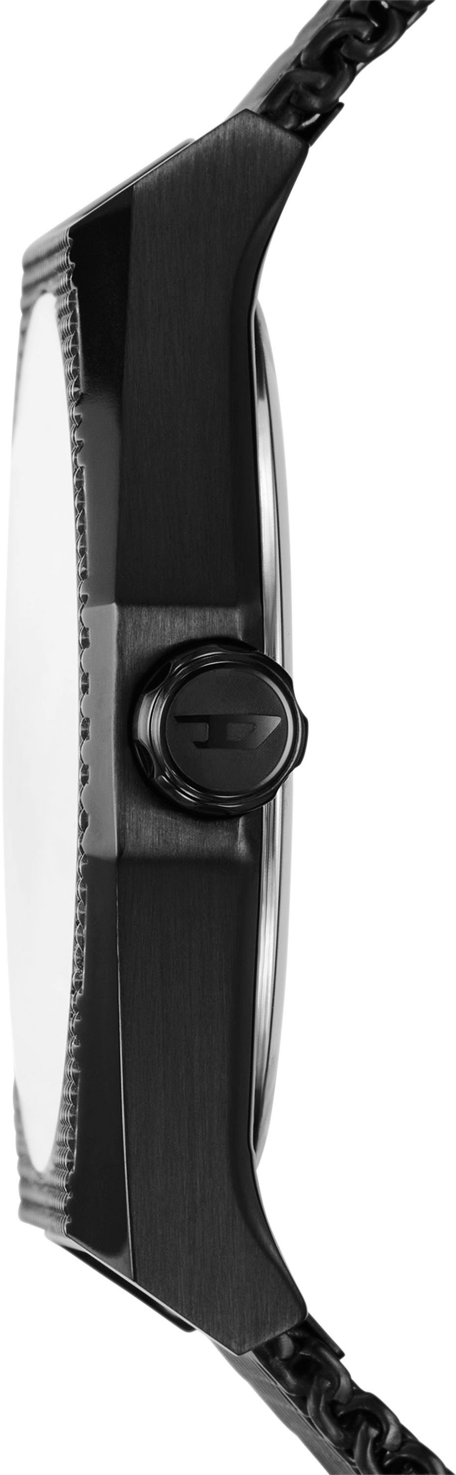 Diesel Quarzuhr »SCRAPER«, Armbanduhr, Herrenuhr, Edelstahlarmband