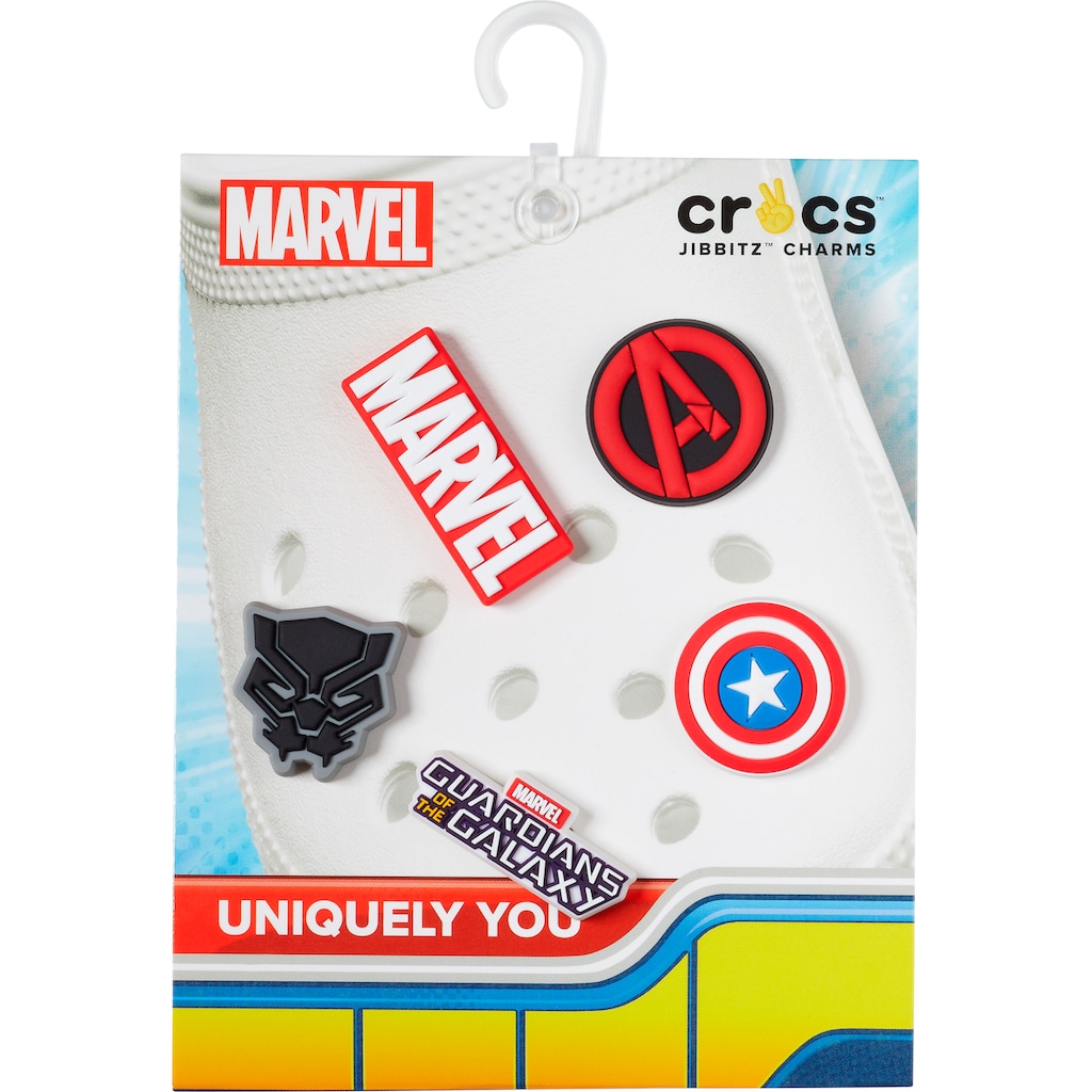 Crocs Schuhanstecker »Jibbitz™ Marvel Comics«, (Set, 5 tlg., Kein Spielzeug. Nicht geeignet für Kinder unter 3 Jahren.)