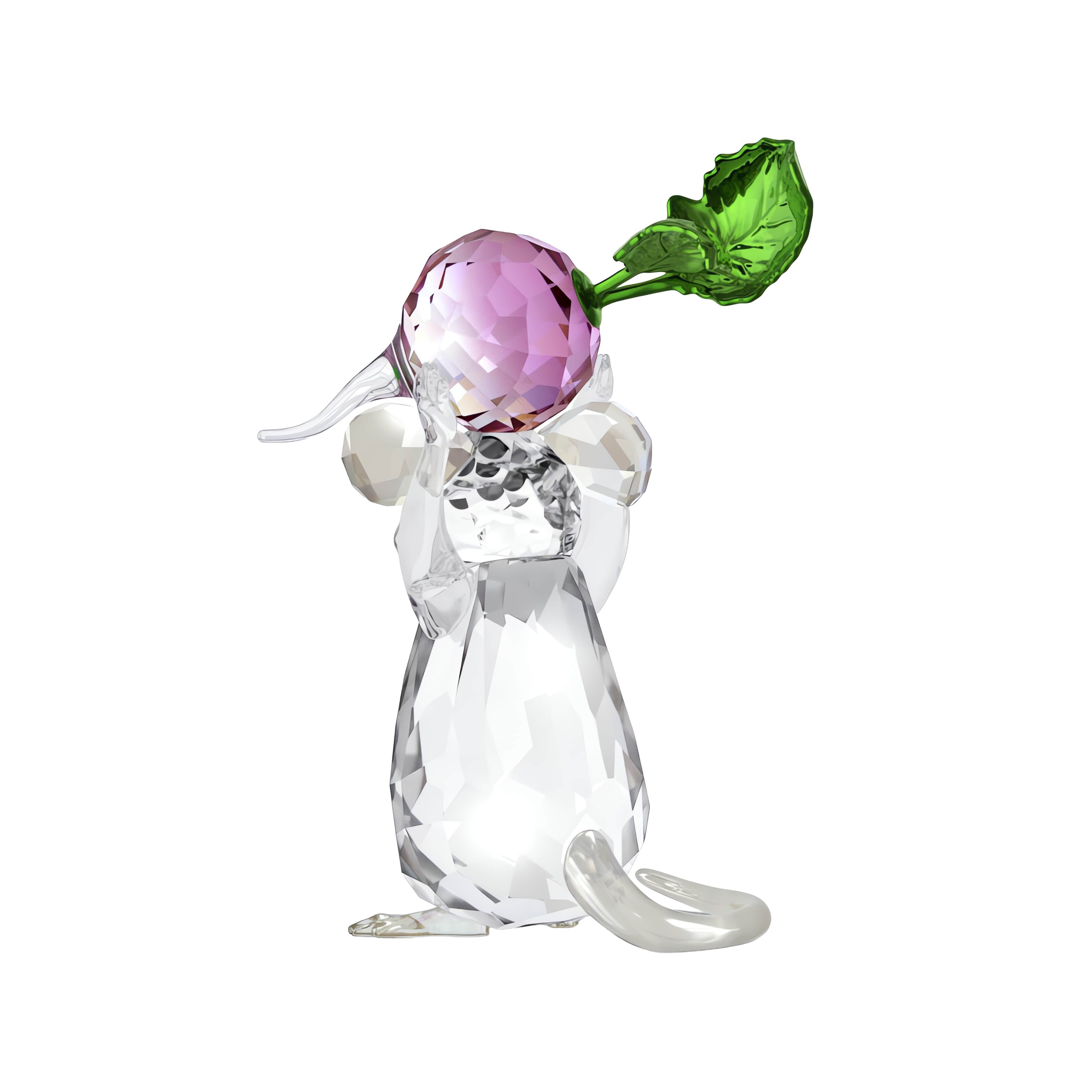 Swarovski Dekofigur »Kristallfigur Sammelfigur IDYLLIA Maus und Radieschen« Swarovski® Kristall