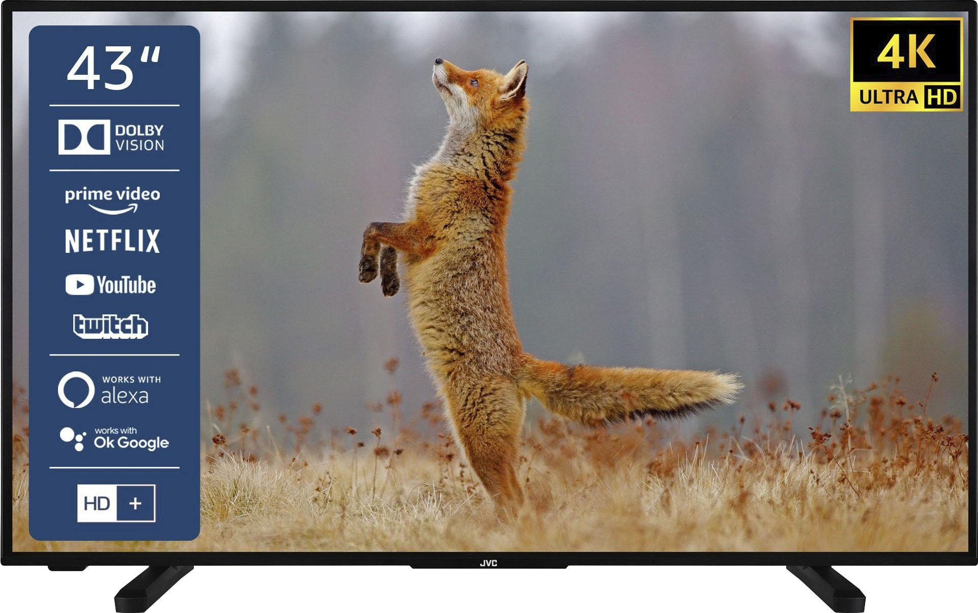 LED-Fernseher »LT-43VU2255«, 108 cm/43 Zoll, 4K Ultra HD, Smart-TV