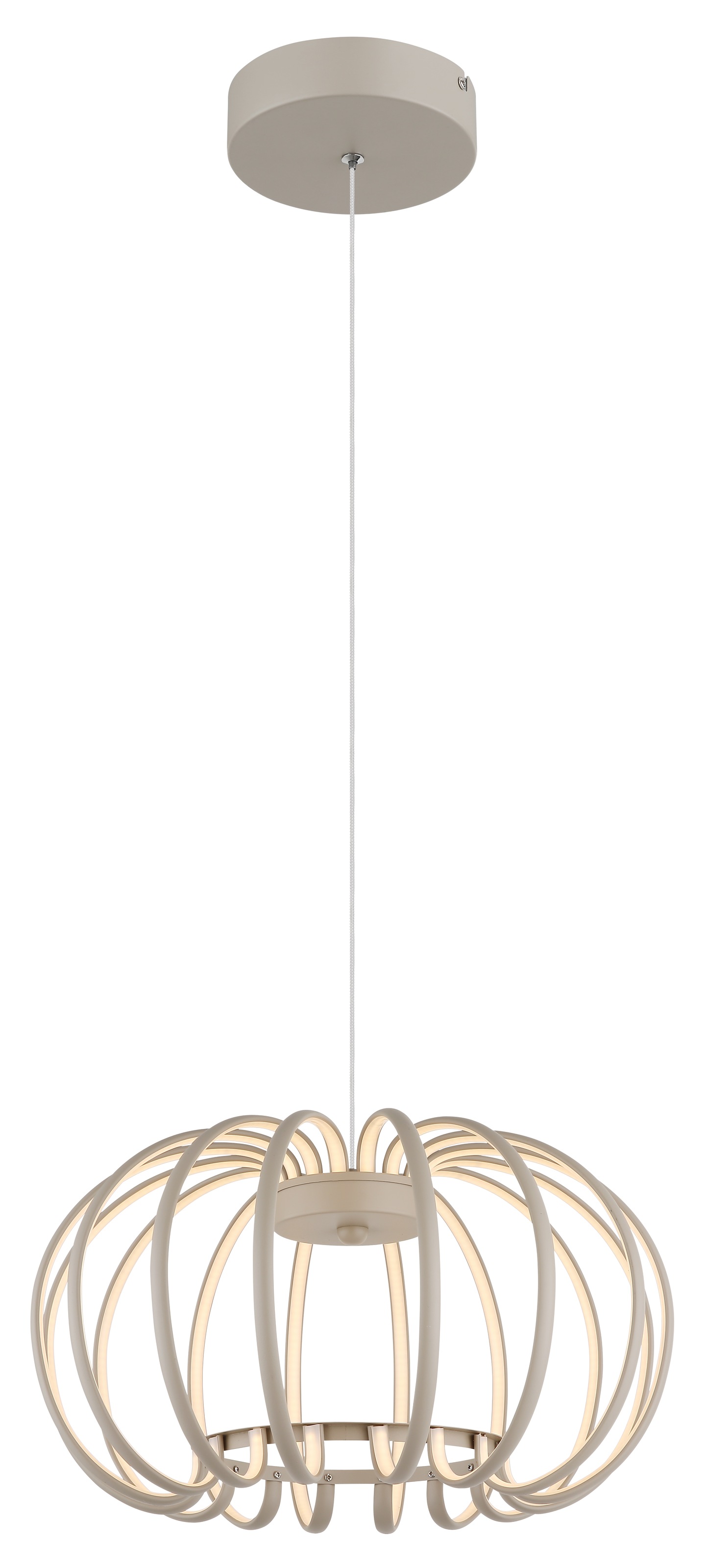 GLOBO LIGHTING Hängeleuchte »RIBBON« LED-Modul 1 Stk. Warmweiß Hängeleuchte, Opalglas, 3 Helligkeitsstufen, LED 40W