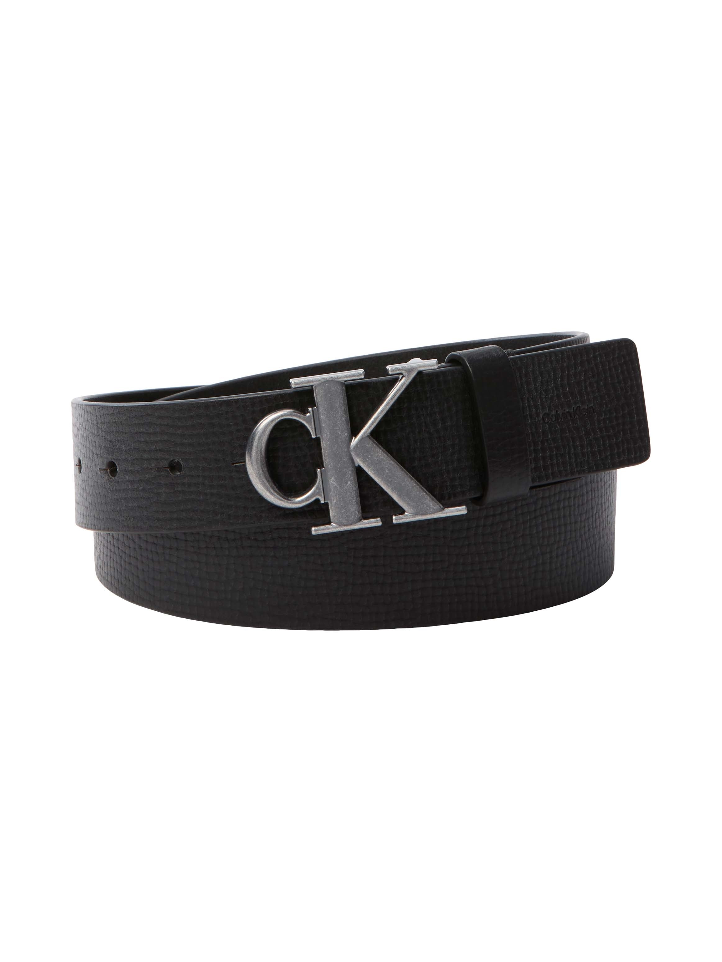 Calvin Klein Ledergürtel "CK BUCKLE 40MM FIXED" Größenverstellbar mit Metal günstig online kaufen