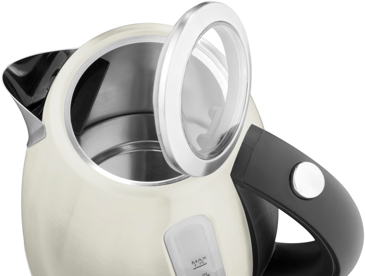 eta Wasserkocher »ELA ETA859890070«, 1,7 l, 2100 W, in Beige aus Edelstahl
