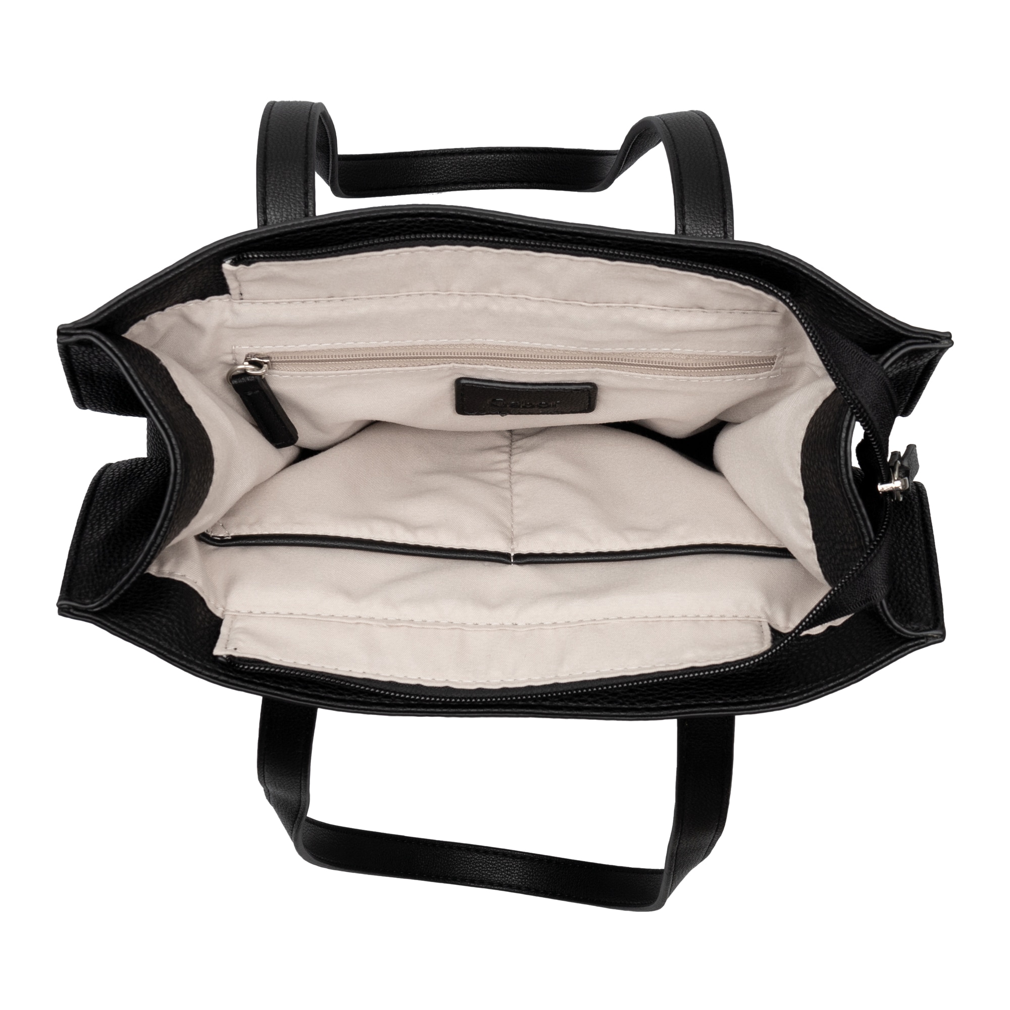 Gabor Shopper »Elfie«, aus fein genarbtem, glattem Kunstleder und mit einem Logo Rubber Patch