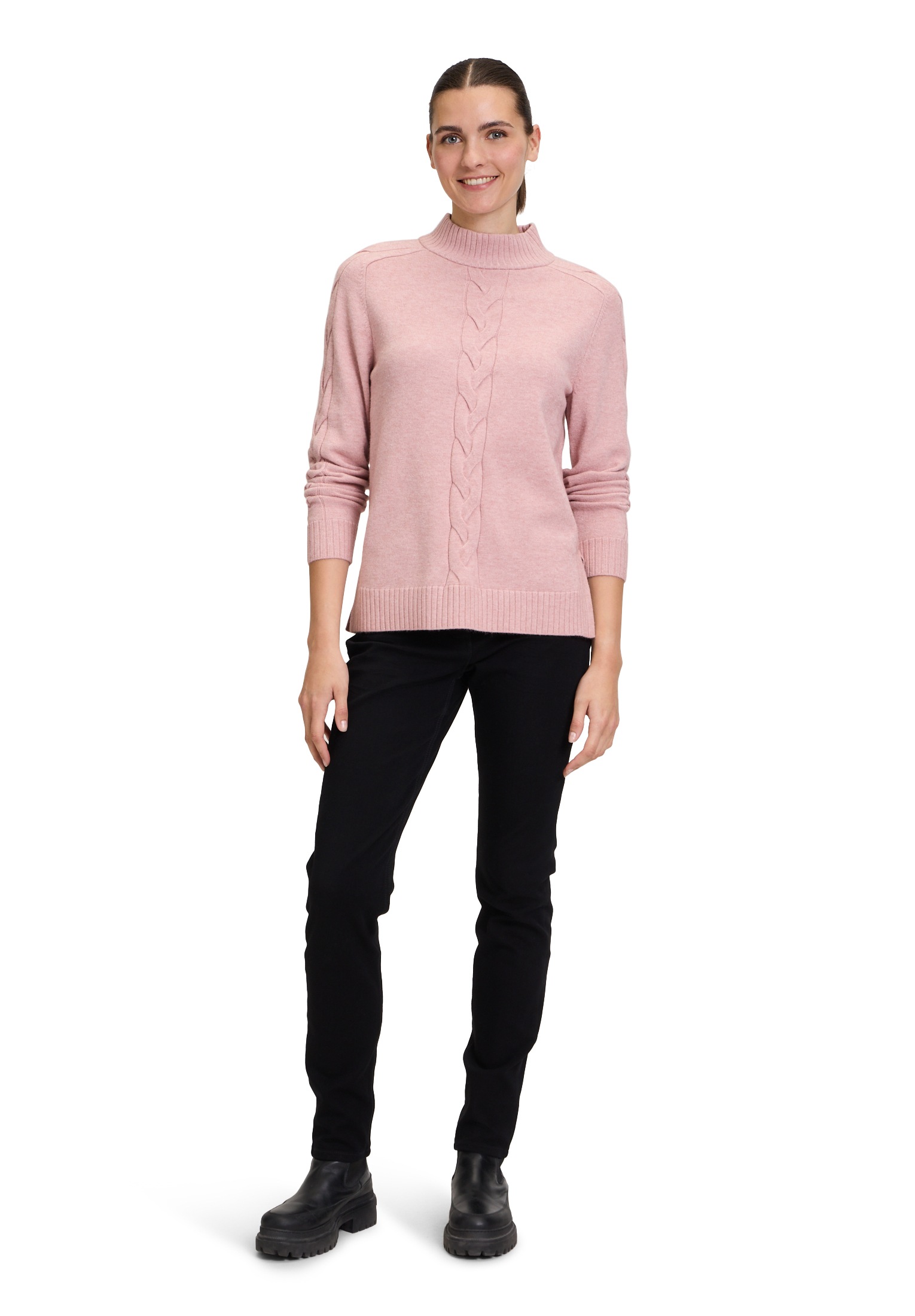 Betty Barclay Strickpullover »Betty Barclay Strickpullover mit Stehkragen«, (1 tlg.), Material