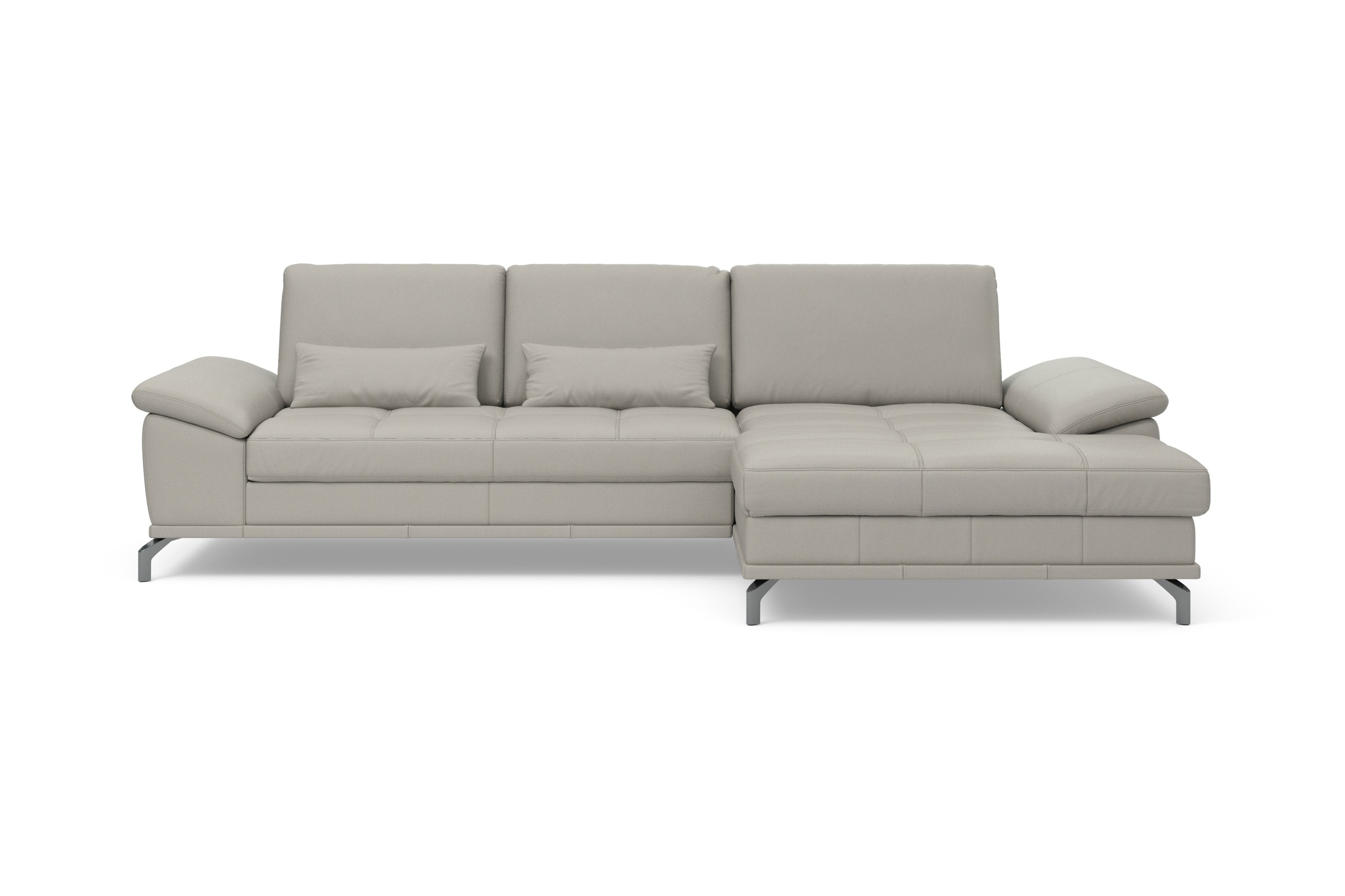 PLACES OF STYLE Ecksofa "Costello L-Form, B: 301 cm mit Sitztiefen-, Armtei günstig online kaufen