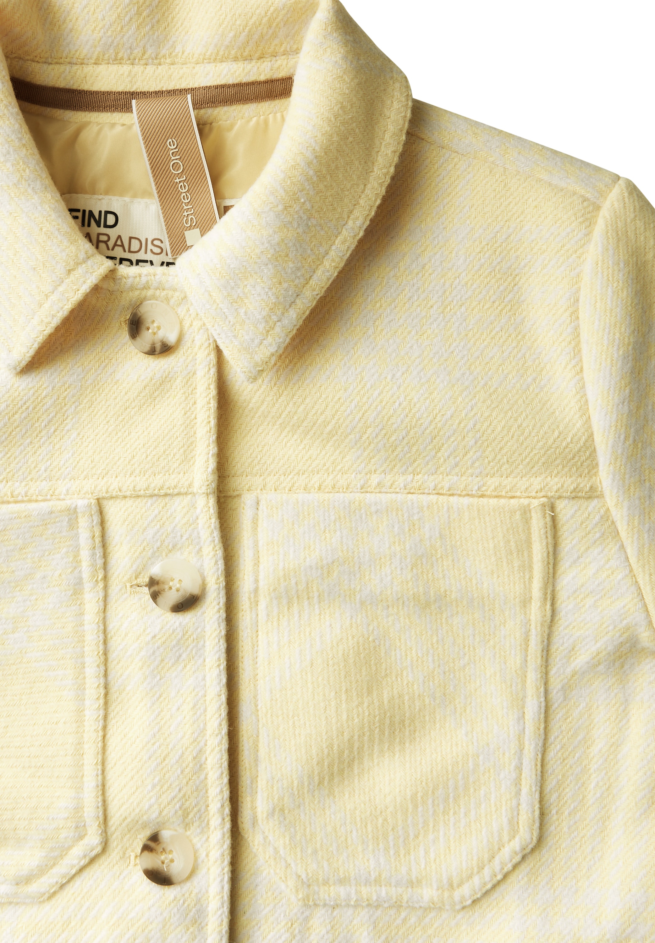 STREET ONE Kurzjacke, ohne Kapuze, mit Knopfleiste