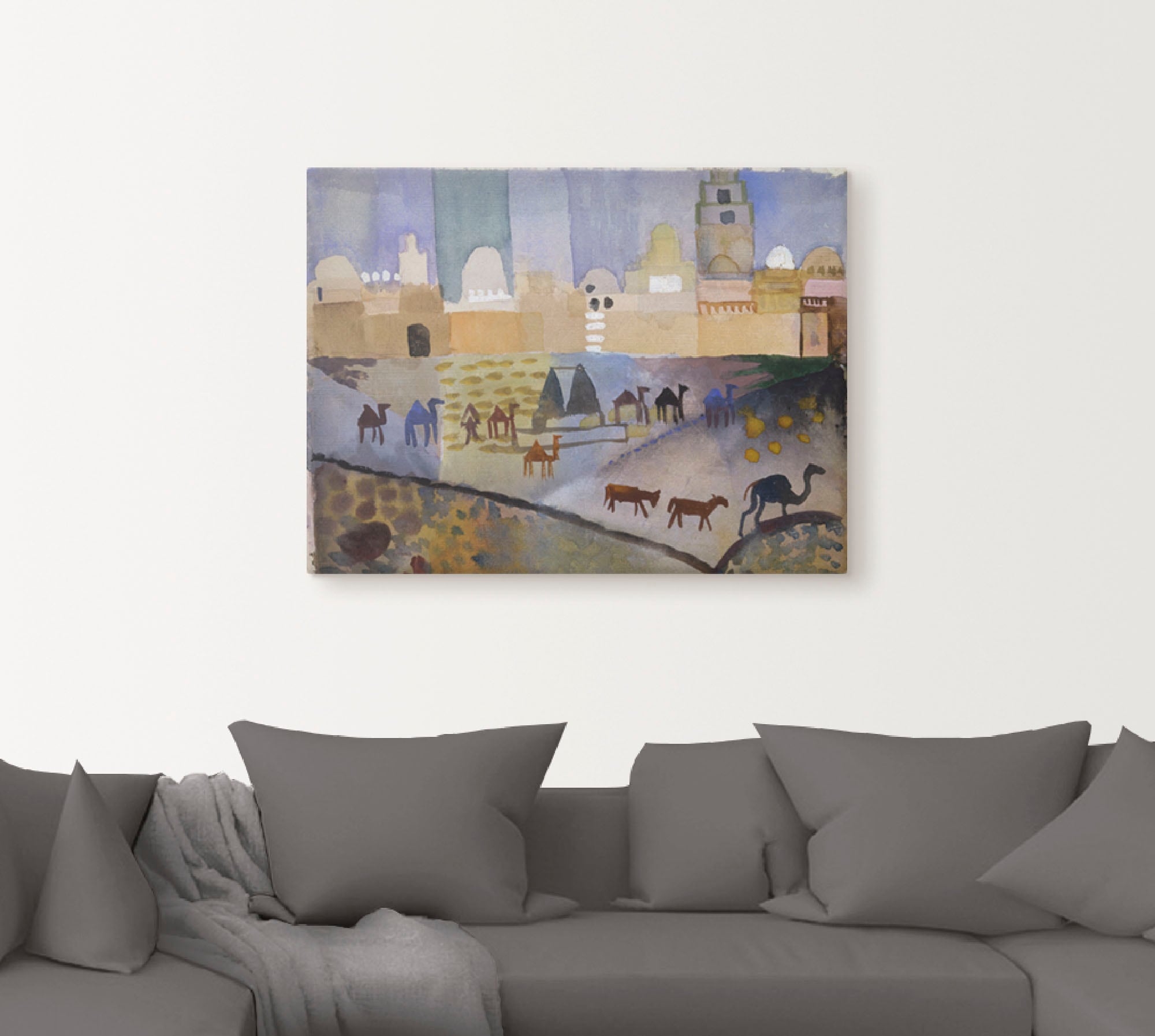 Artland Leinwandbild »Kairouan I. 1914.«, Afrika, (1 St.), auf Keilrahmen gespannt