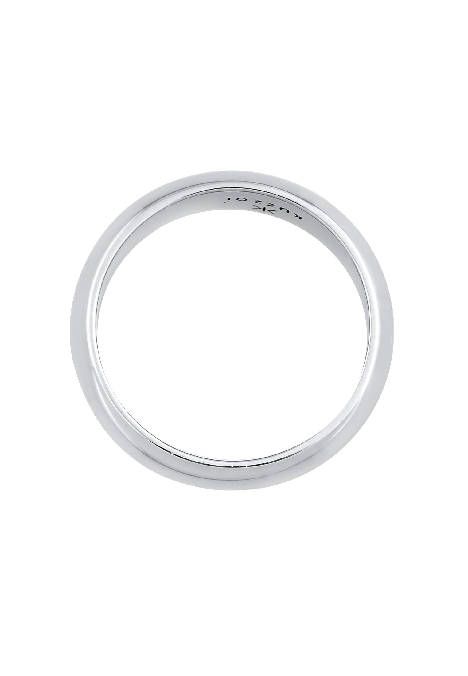 Kuzzoi Silberring »Ring Herren Bandring Basic 925 Silber«