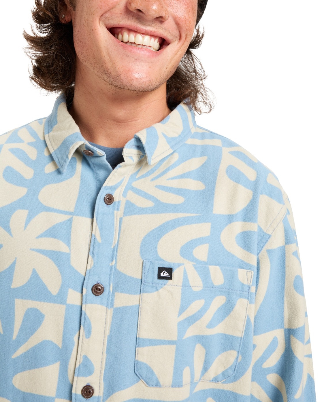 Quiksilver Langarmhemd »Motherfly Printed«