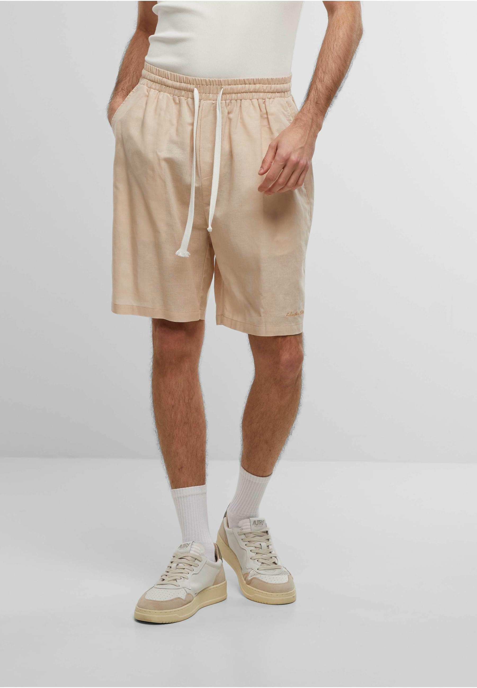 Another Cotton Lab Shorts »Another Cotton Lab Logo Stitched Linen Shorts«, (1 tlg.)