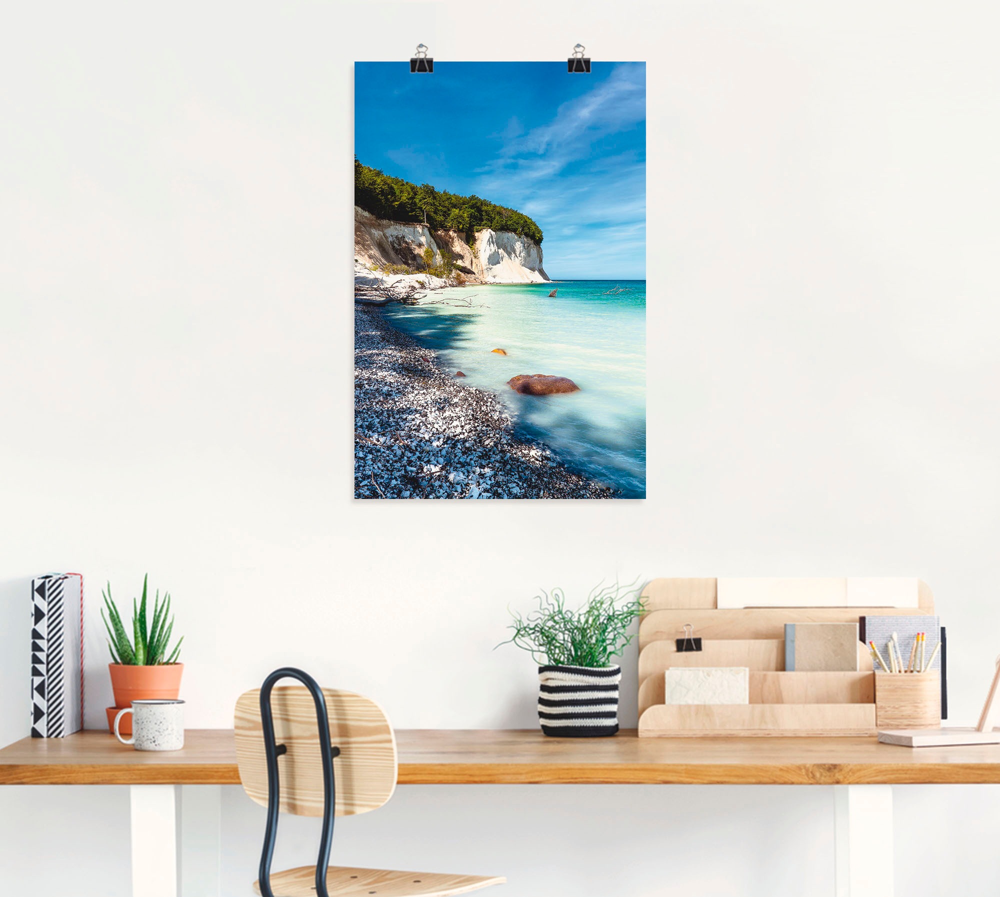 Artland Wandbild "Kreidefelsen auf der Insel Rügen III", Küste, (1 St.), al günstig online kaufen