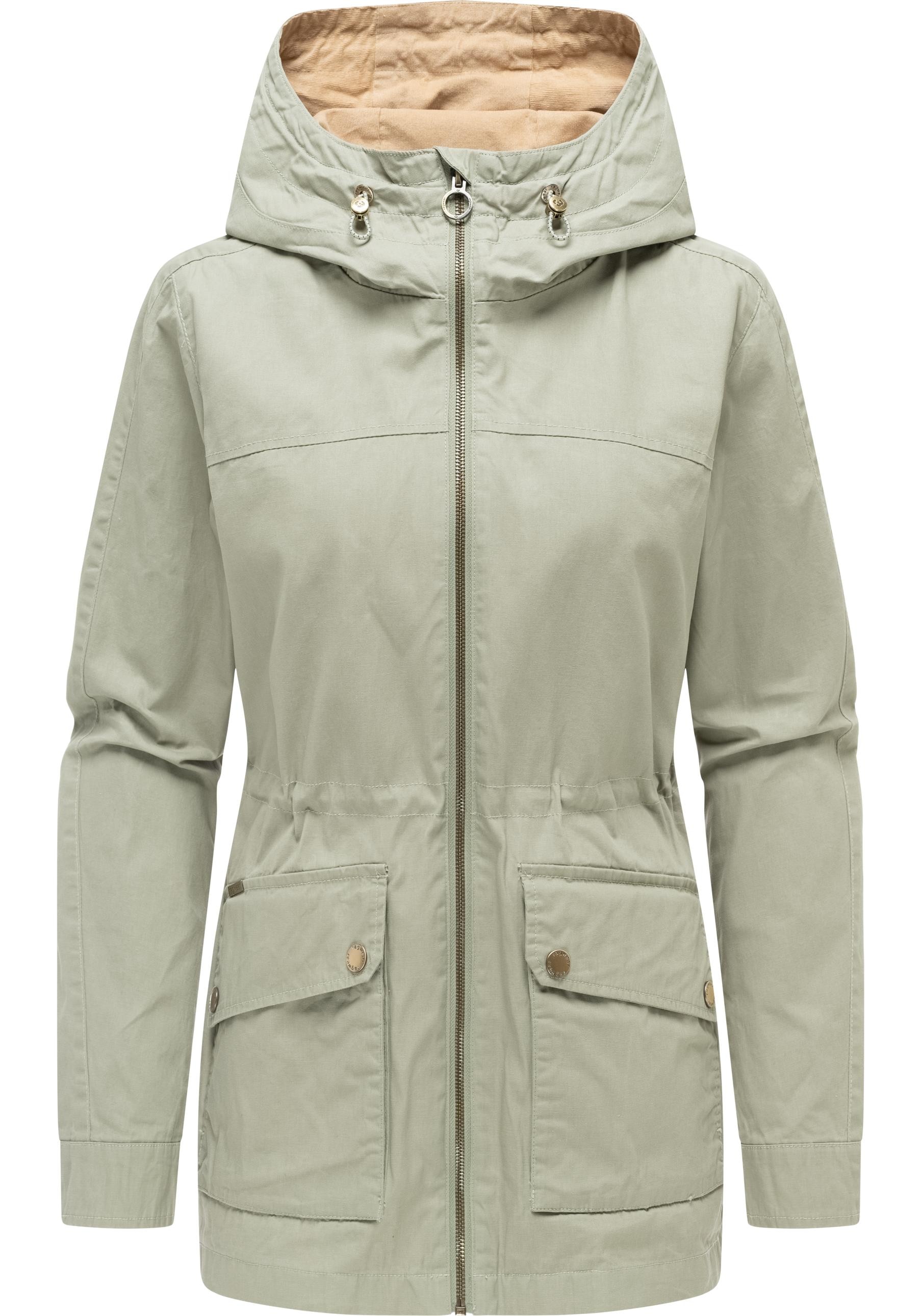 Ragwear Anorak "Lenoa Vintage" mit Kapuze Übergangsparka mit Kapuze und Tai günstig online kaufen