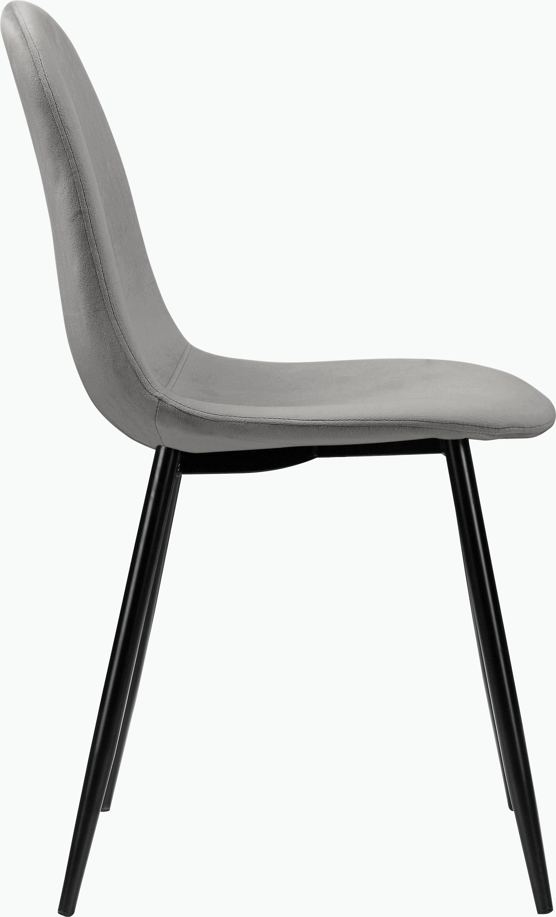 Leonique Essgruppe »Eadwine, TOPSELLER! Tisch plus 4 Stühle, Sitzgruppe«, (Set, 5 tlg., Esstisch plus 4 Esszimmerstühle), bestehend aus Esstisch 160 cm und 4 Esszimmerstühlen, Polsterstühlen