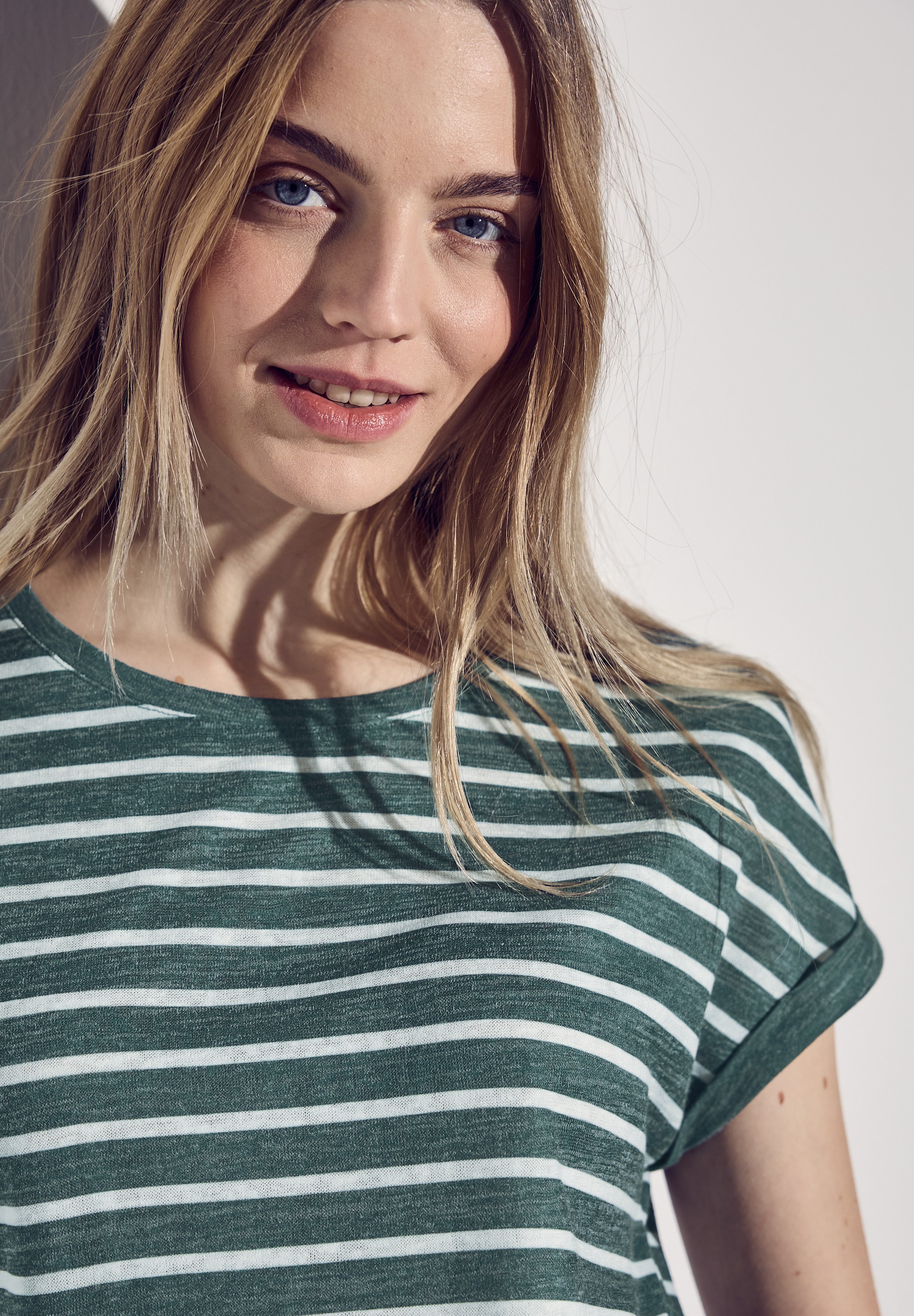 STREET ONE Shirttop, mit Streifenmuster