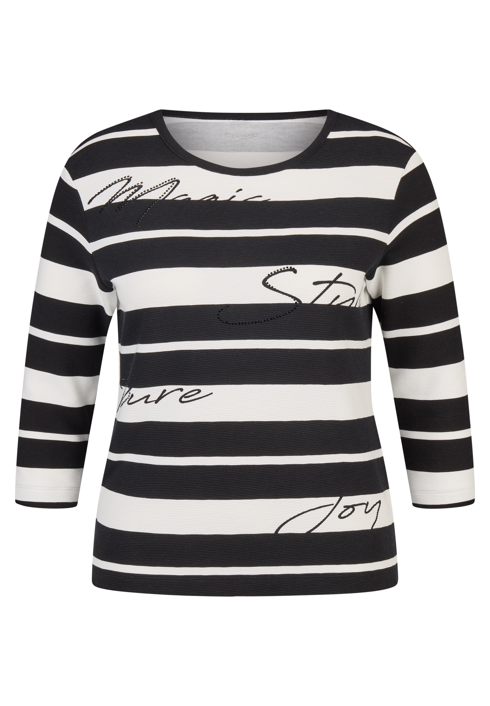 Rabe 3/4-Arm-Shirt, mit Schriftzug