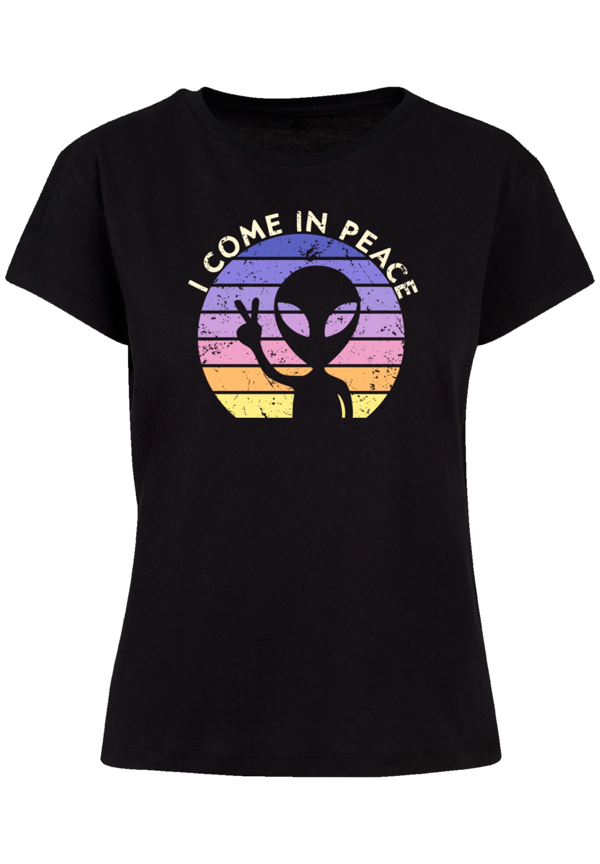 F4NT4STIC T-Shirt "Alien Peace Sunset", Premium Qualität günstig online kaufen