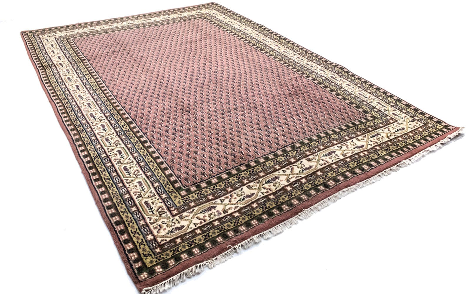 morgenland Wollteppich "Mir Mino", rechteckig, 8 mm Höhe, orientalisches Design, Wohnzimmer