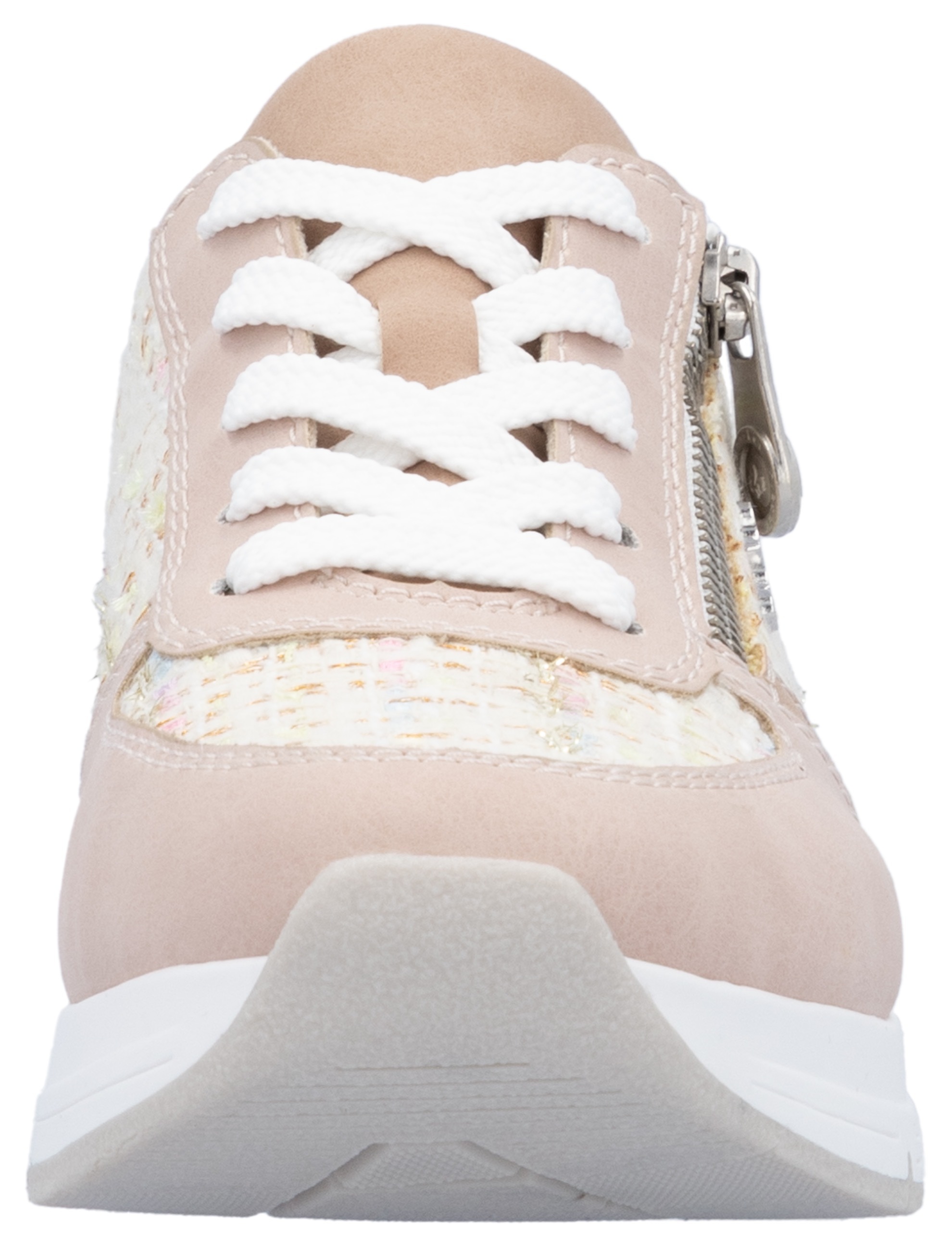 Rieker Keilsneaker, Halbschuh, Freizeitschuh, Casual-Schnürschuh im Materialmix