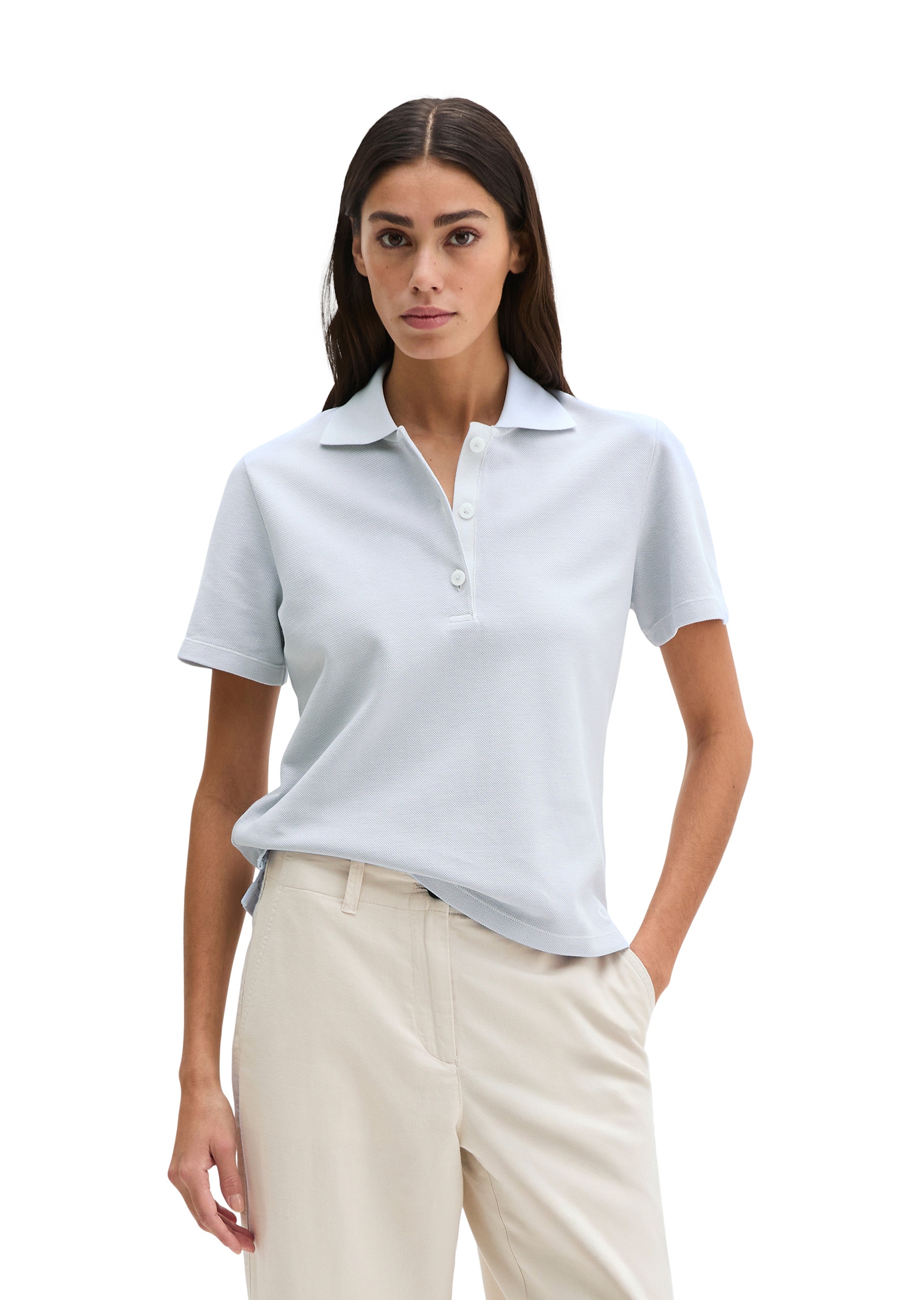 Marc O'Polo Poloshirt »aus Garment-Dyed-Piqué-Jersey«