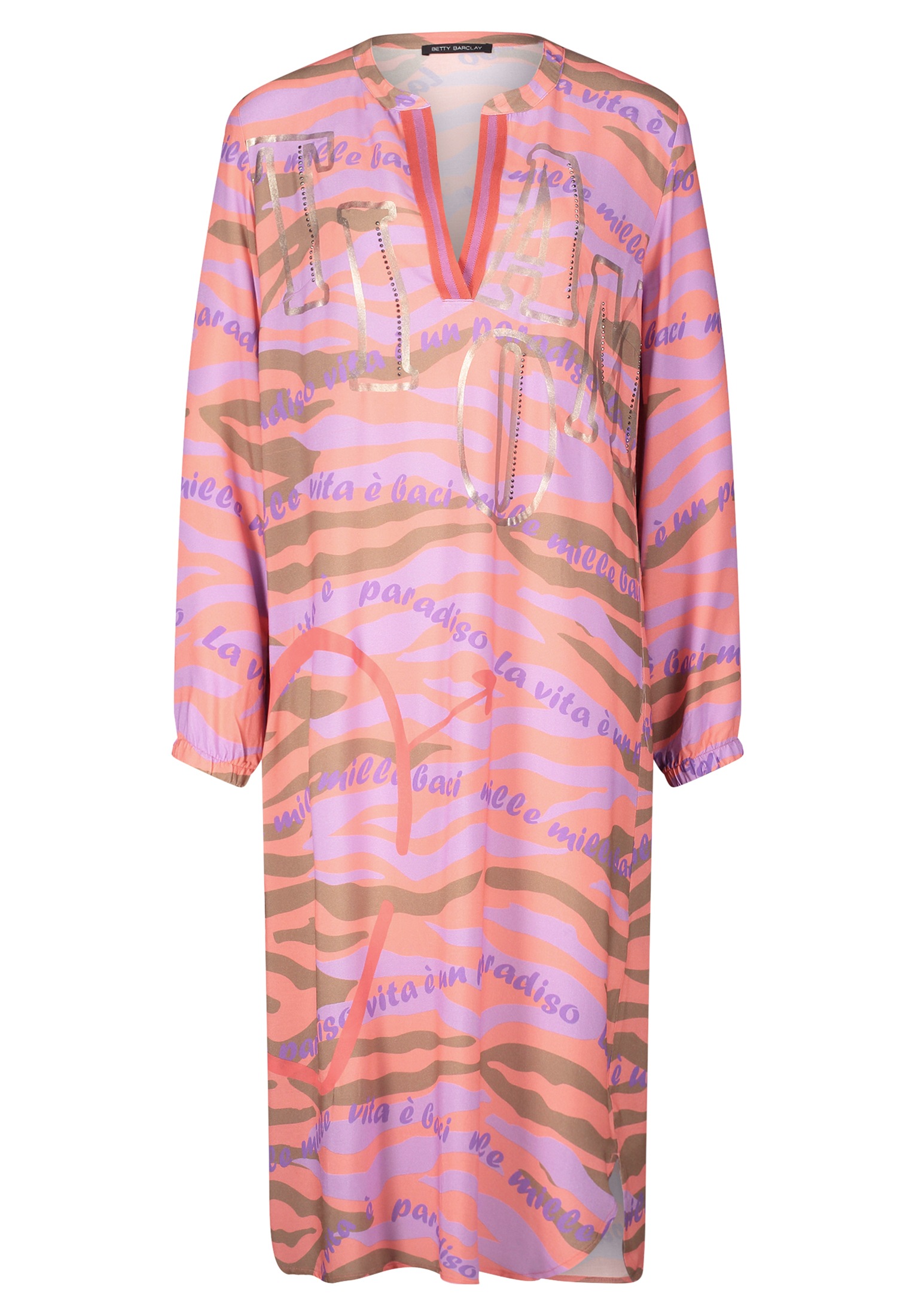 Betty Barclay Druckkleid "Betty Barclay Damen Casual-Kleid mit Stehkragen", günstig online kaufen