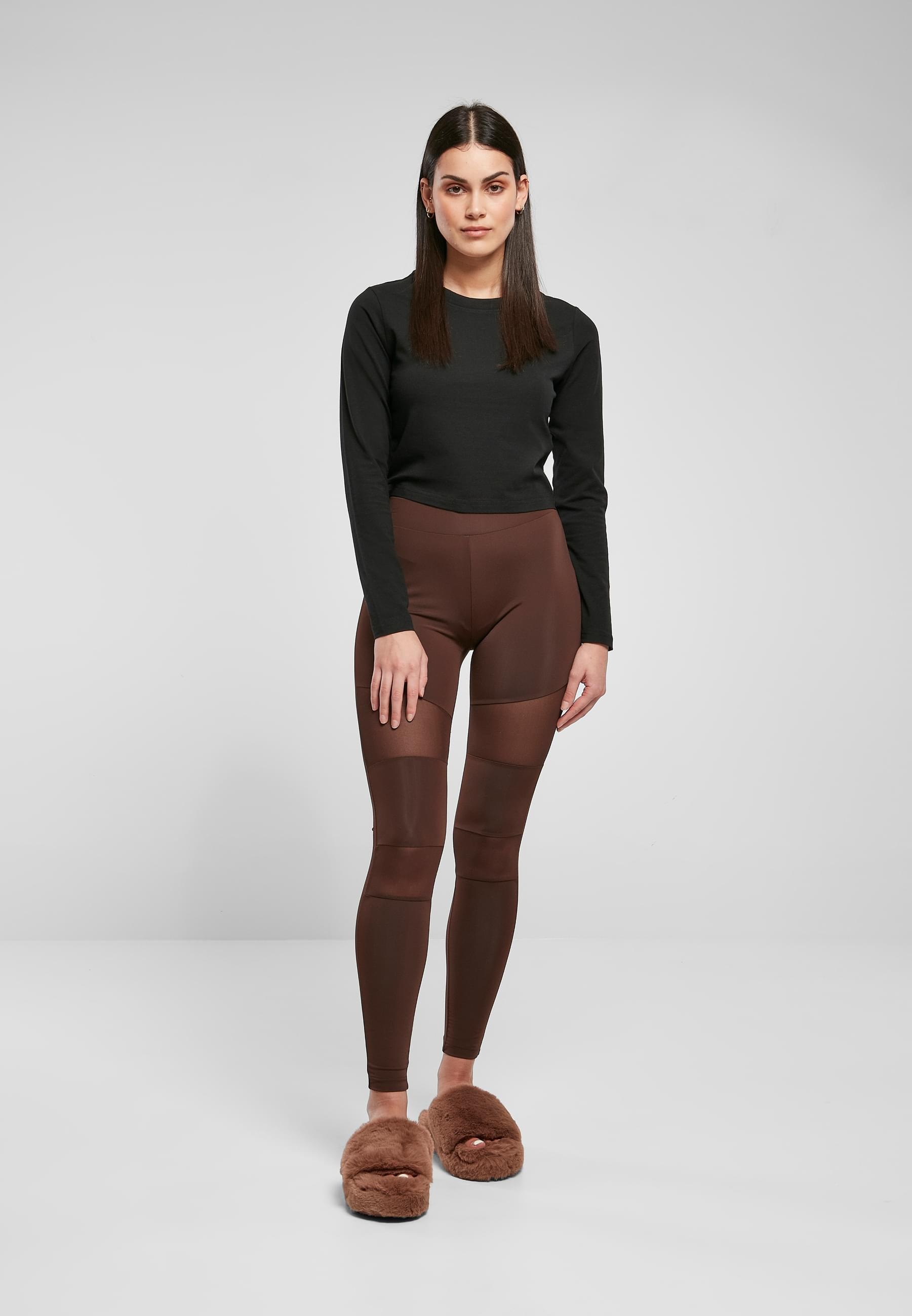 URBAN CLASSICS Leggings »Urban Classics Damen Ladies Tech Mesh Leggings«, (1 tlg.)