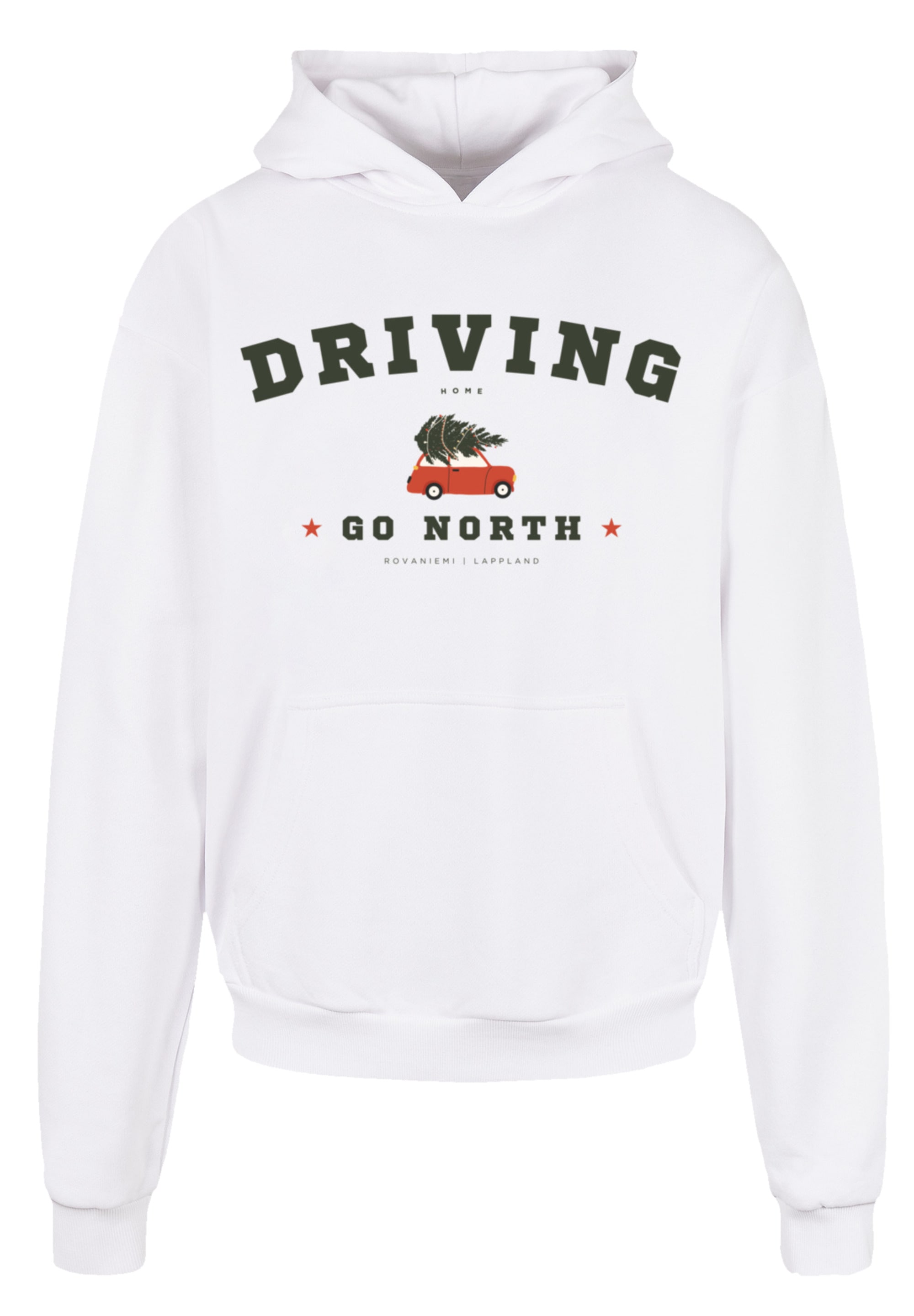 F4NT4STIC Kapuzenpullover »Driving Home Weihnachten«, Weihnachten, Geschenk, Logo