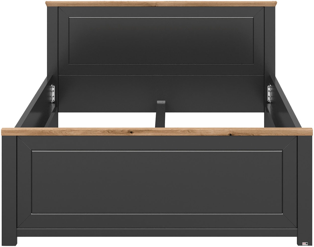 Thumbnail - set one by Musterring Einzelbett "York Schlafen" 1 Stk. tlg. Liegefläche 140 x 200 cm, weiß/Eiche Nelson oder grau/Artis...