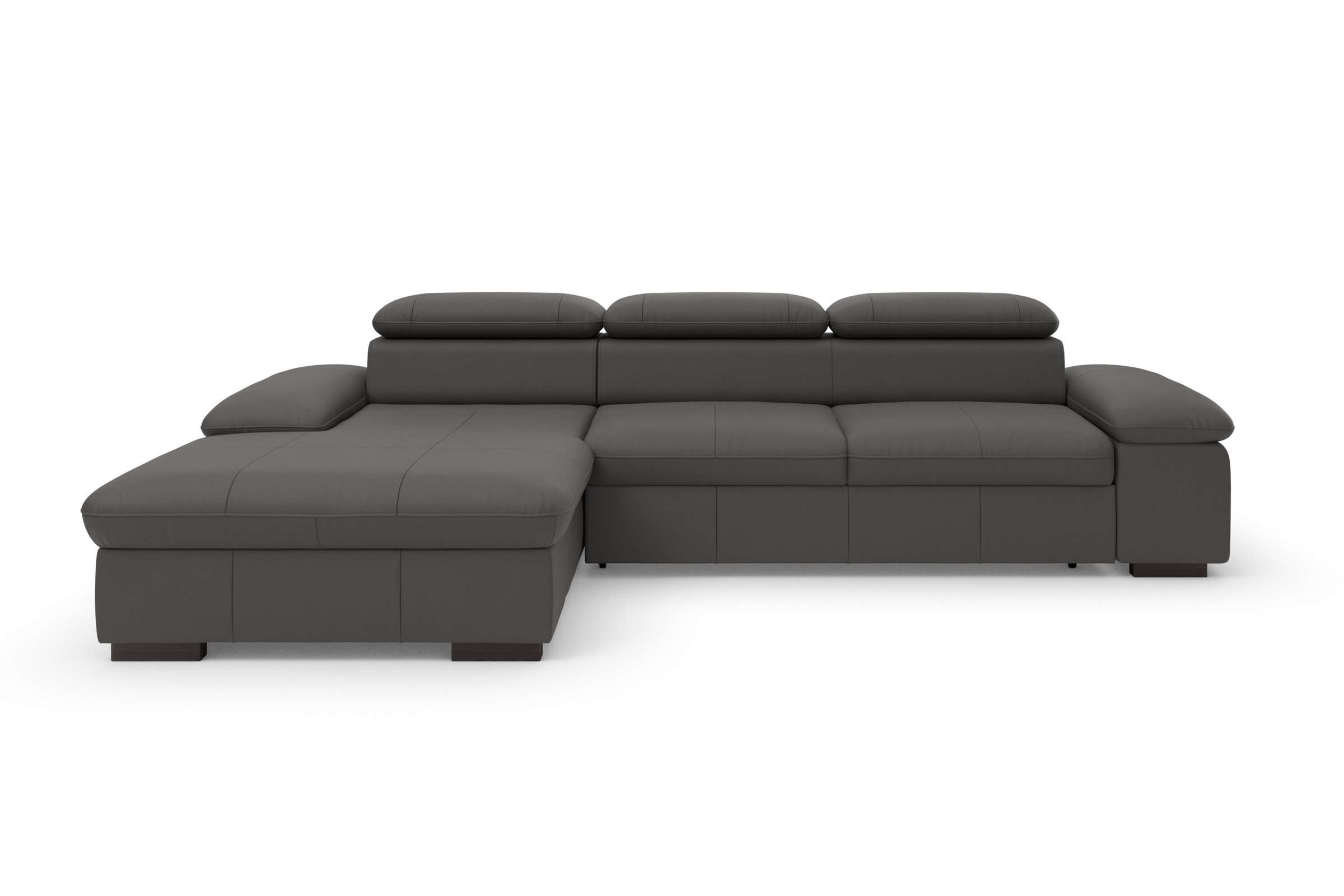 Home affaire Ecksofa »Alberto L-Form«, mit Kopfteilverstellung, wahlweise mit Bettfunktion