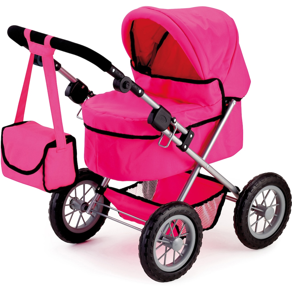 Bayer Puppenwagen »Trendy, pink«, mit Wickeltasche