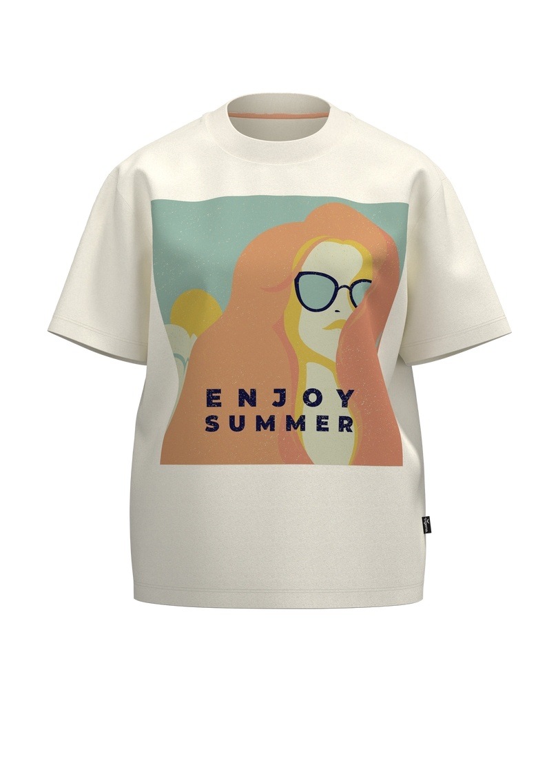 Trigema T-Shirt "TRIGEMA T Shirt mit Druck "Enjoy Summer"" 1 günstig online kaufen