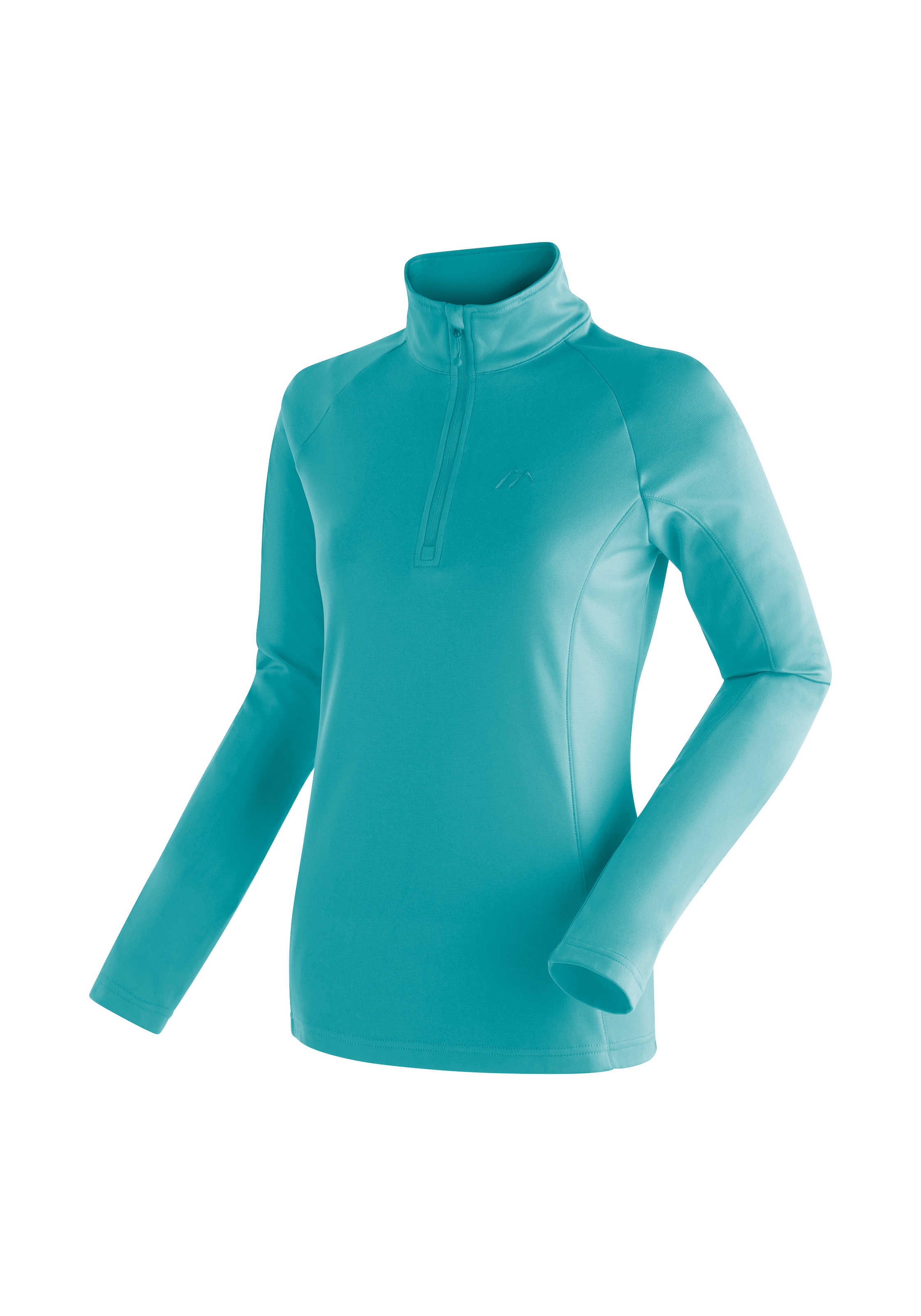 Maier Sports Fleecepullover "Eva", Damen Fleece, funktioneller Midlayer, Half-Zip, Regular Fit