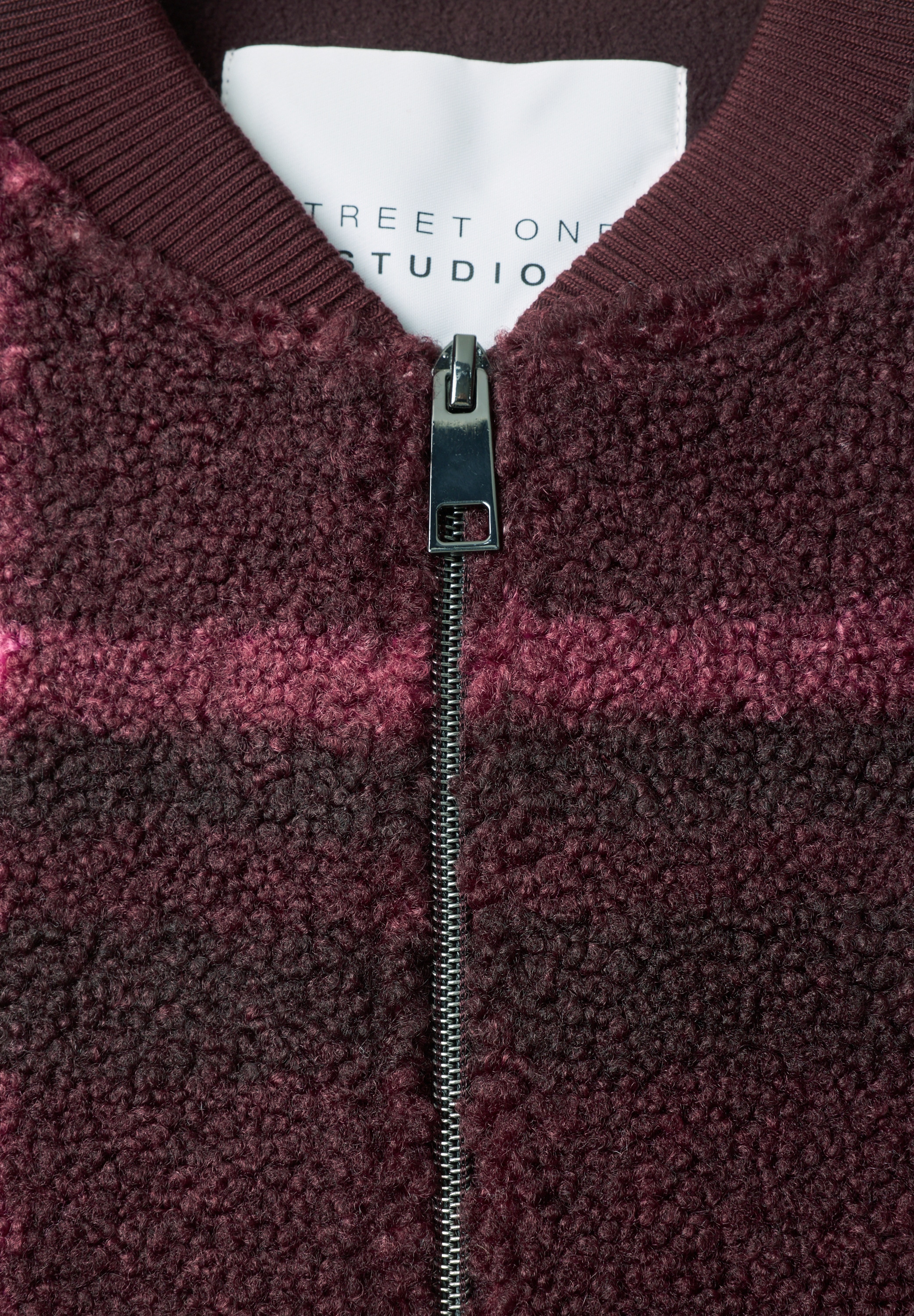 STREET ONE STUDIO Kurzjacke ohne Kapuze mit Karomuster