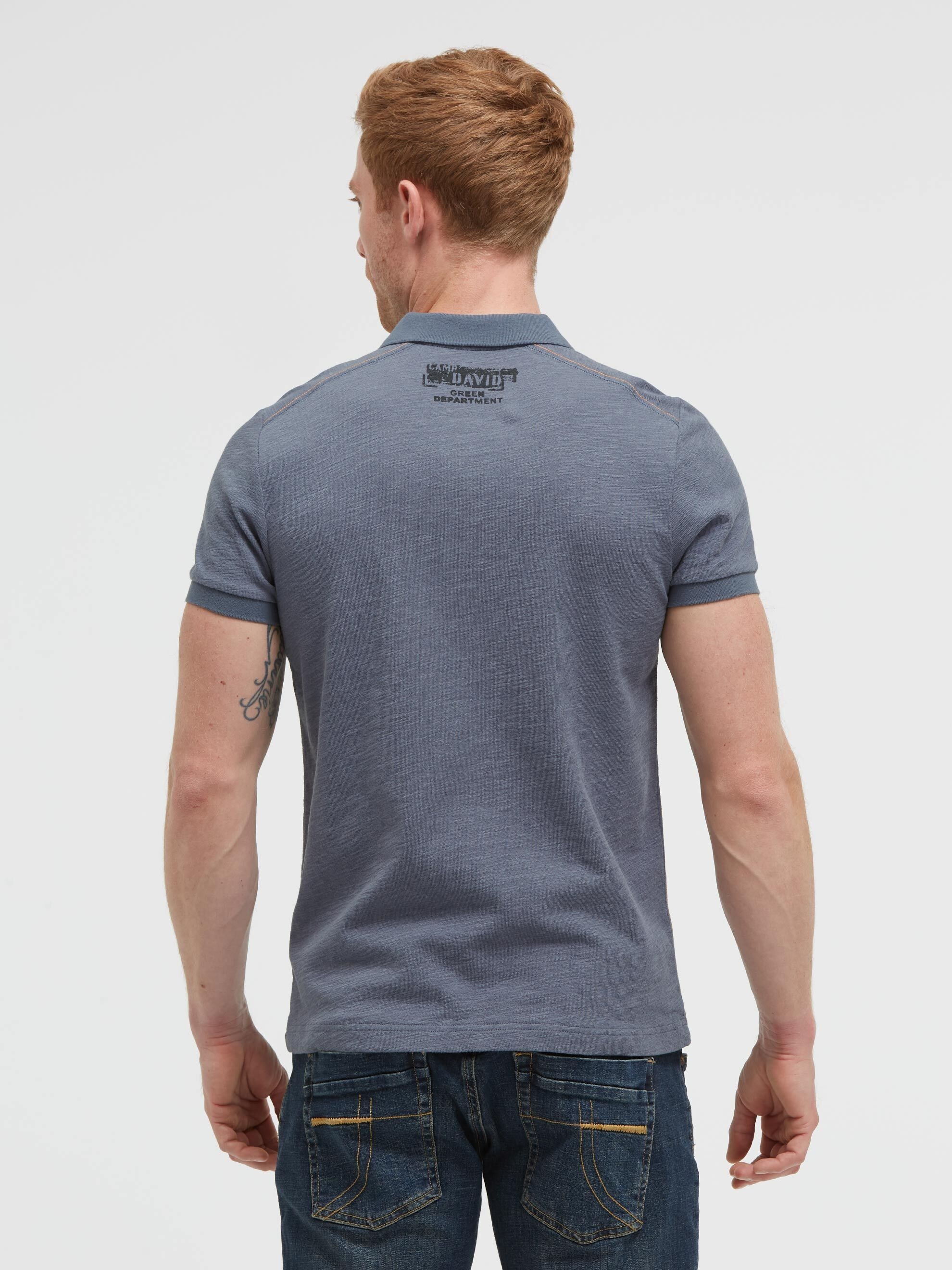 CAMP DAVID Poloshirt mit Stickerei