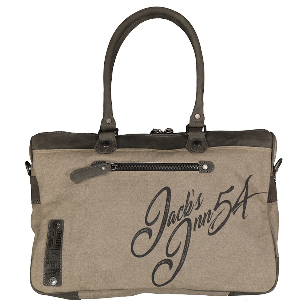 Damenmode Taschen JACK'S INN 54 Shopper »Sidecar«, mit abnehmbaren Umhängeriemen grau