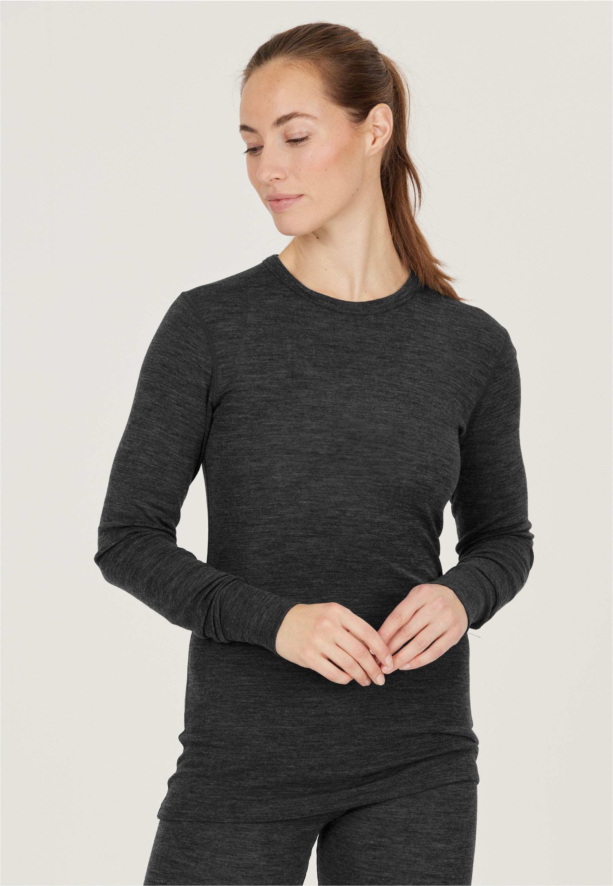 WHISTLER Funktionsshirt "Cerro" aus hochwertig-natürlichem Mix mit Merinowolle und Lyocell