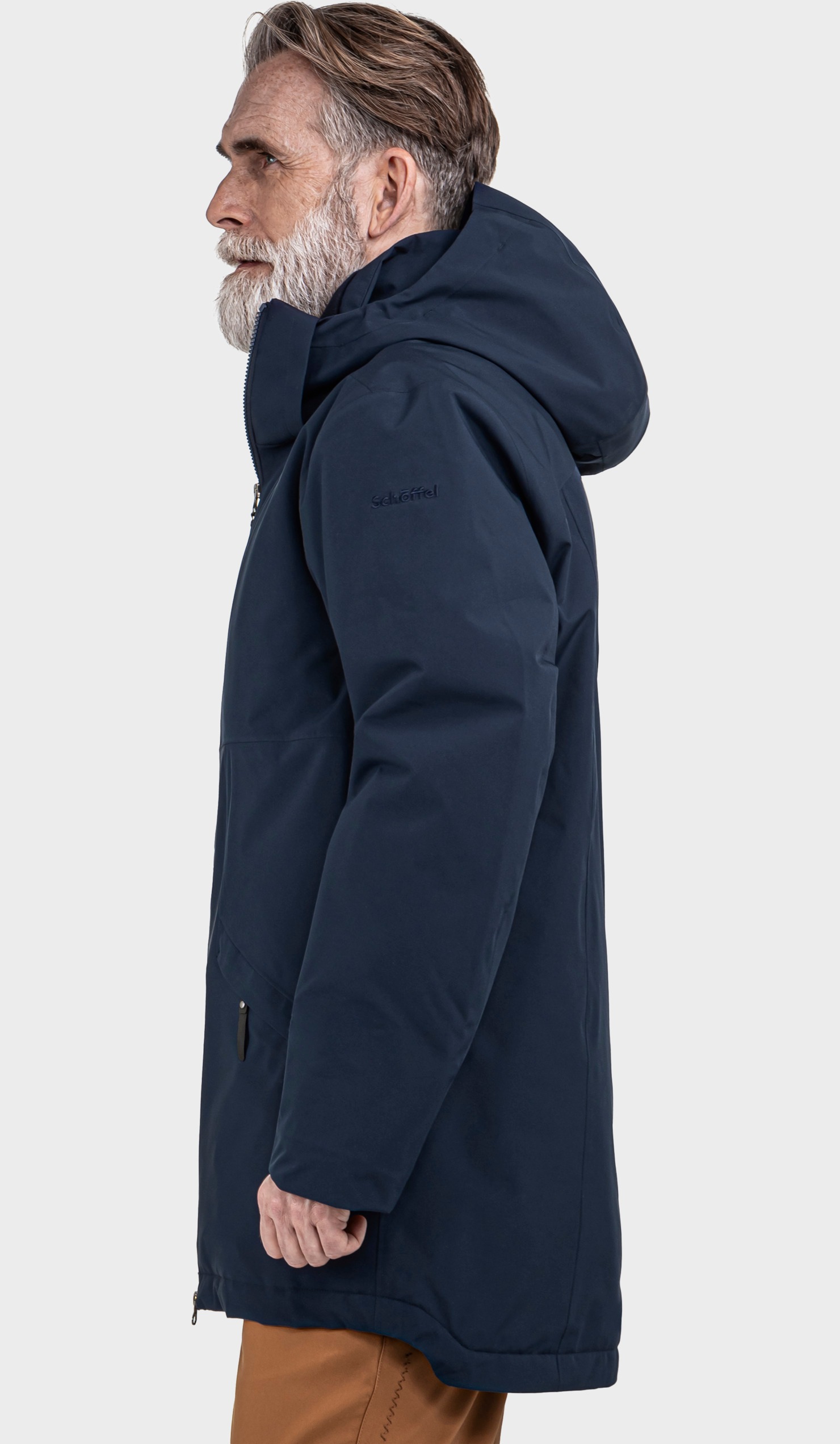 Schöffel Langjacke »Ins Parka Style Malkay MNS« mit Kapuze