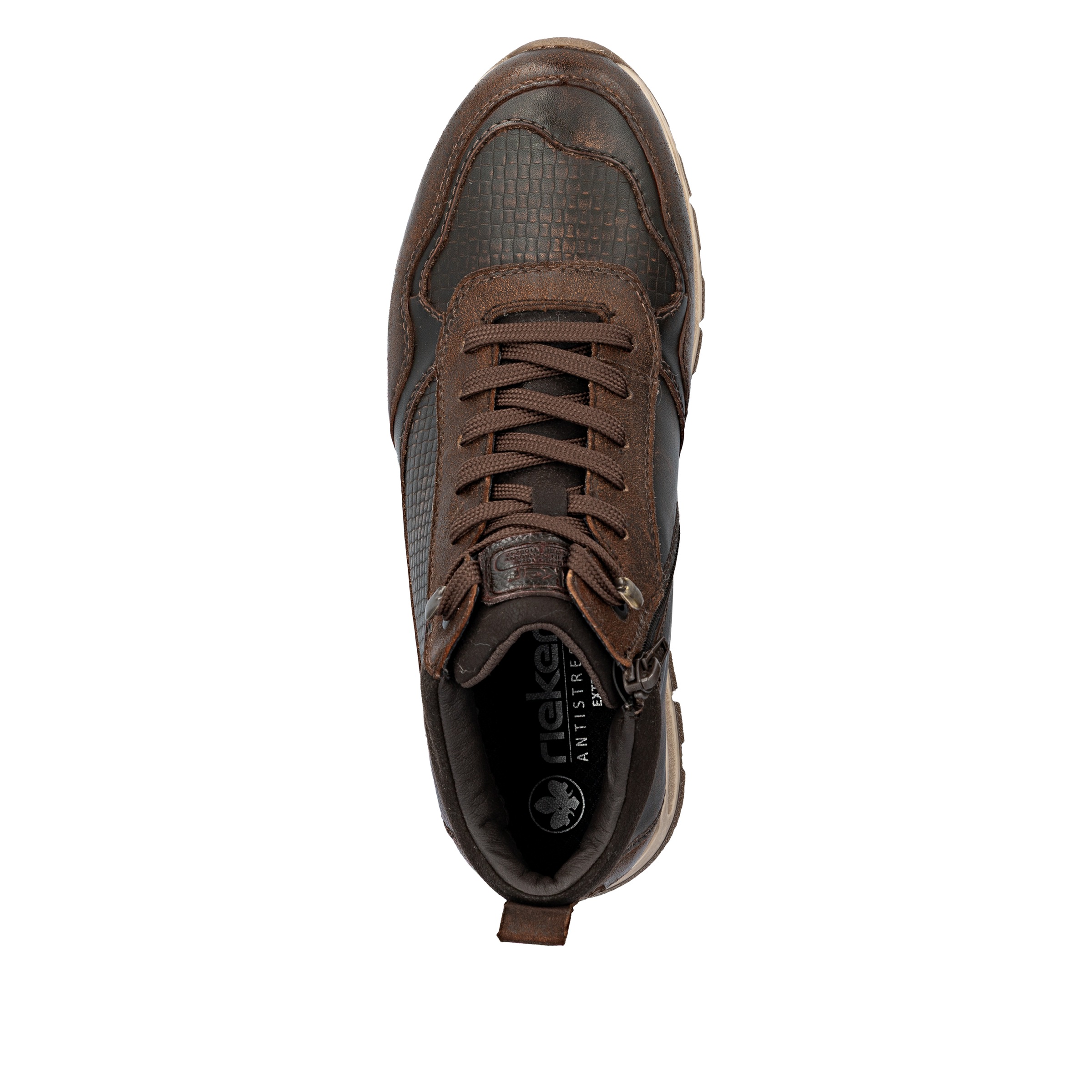 Rieker Sneakerboots, Schnürboots, High Top Sneaker, Schnürschuh mit Innenreißverschluss