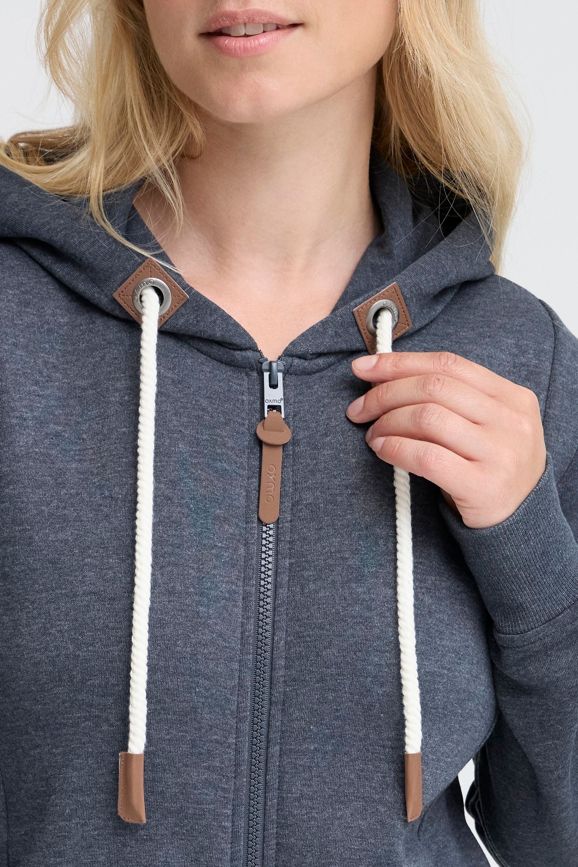 OXMO Kapuzensweatjacke »Kapuzenfleecejacke OXMILLE«