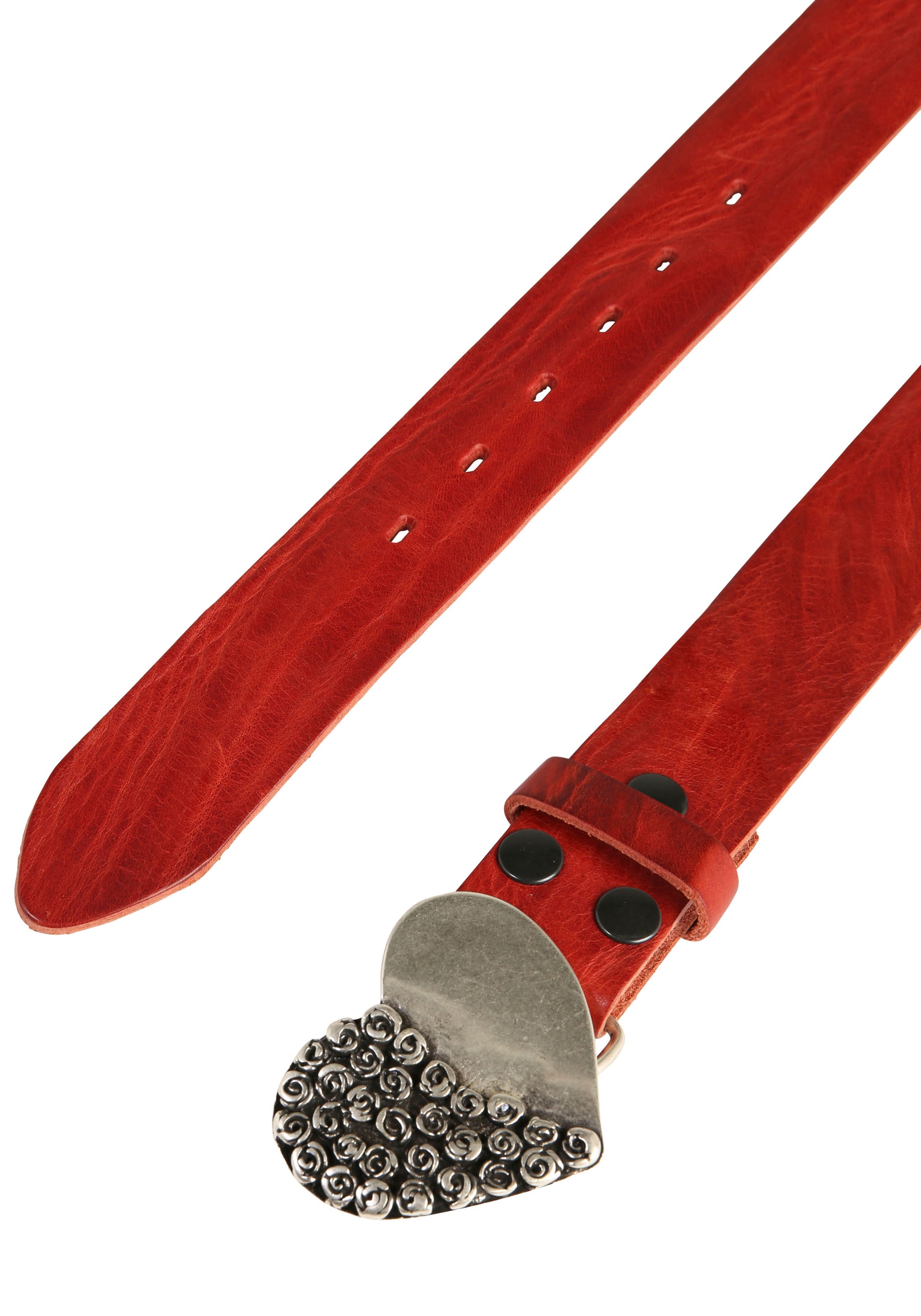 Rettungsring Gürtel Ledergürtel, mit austauschbarer Schließe "Rosenherz Hal günstig online kaufen