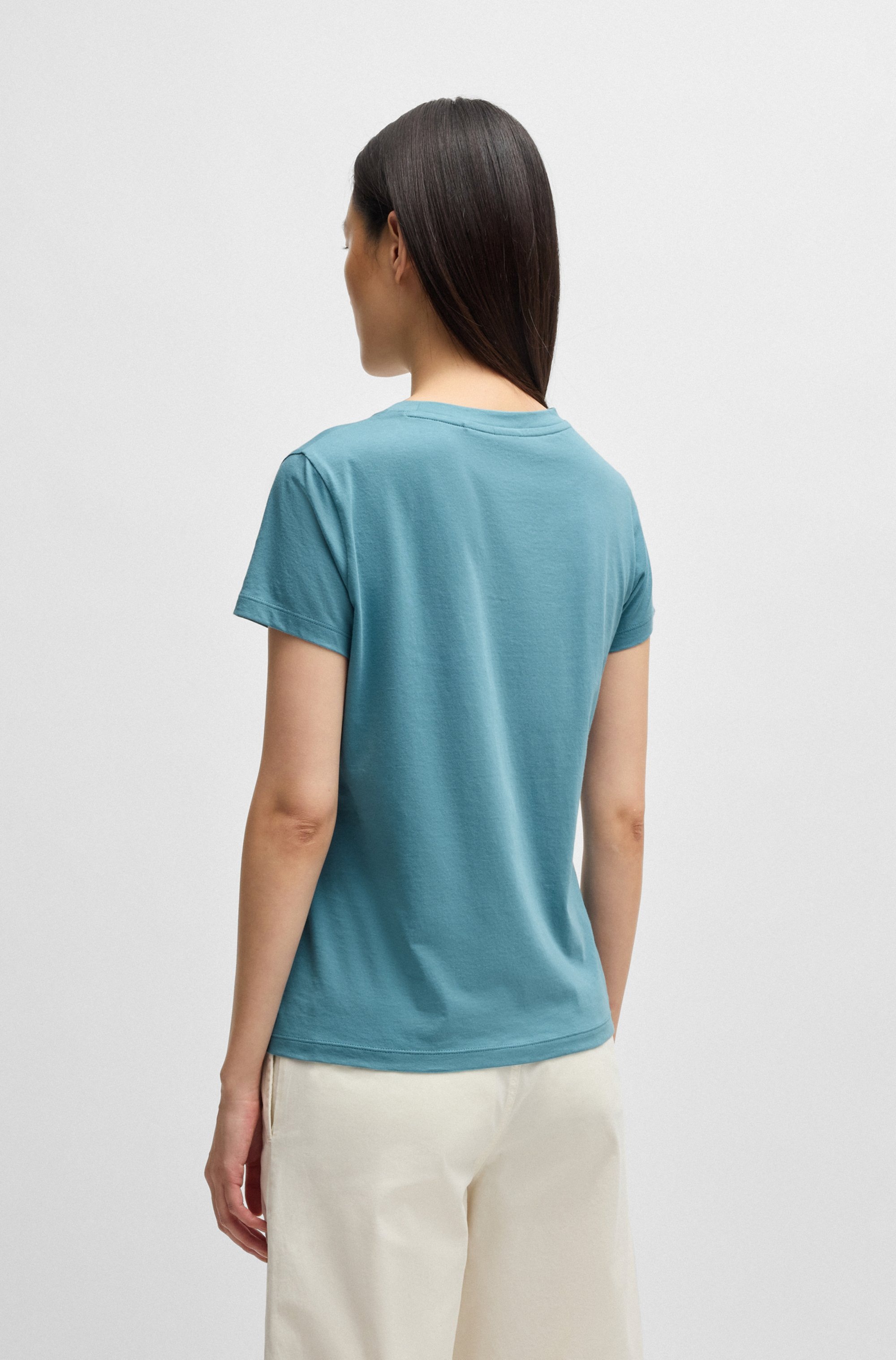 BOSS ORANGE T-Shirt "Esogo MA Premium Damenmode" mit BOSS Logostickerei günstig online kaufen