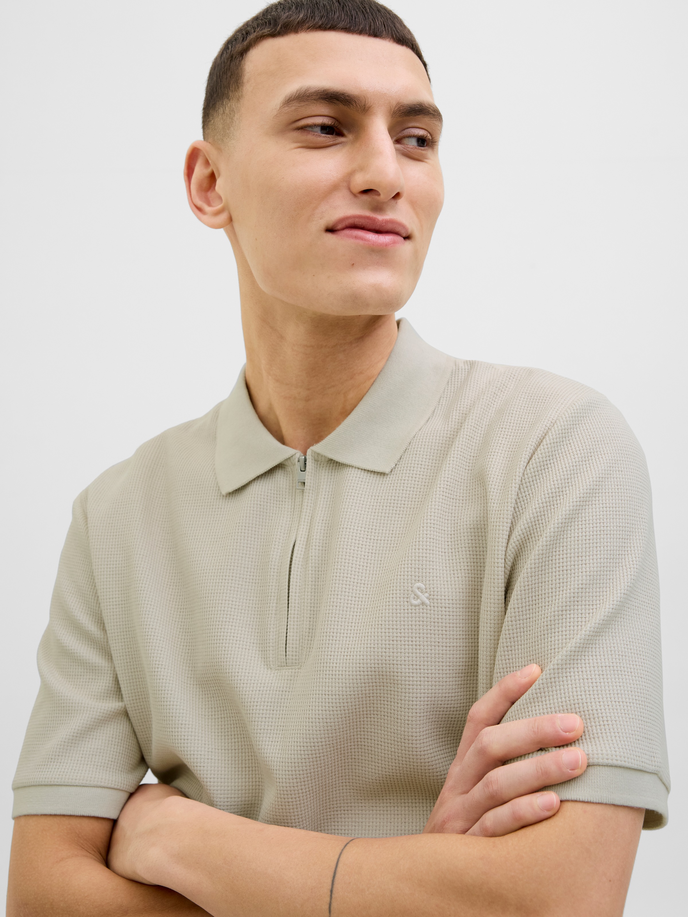 Jack & Jones Poloshirt "JJEAUSTIN ZIP POLO SS NOOS", mit Polokragen günstig online kaufen