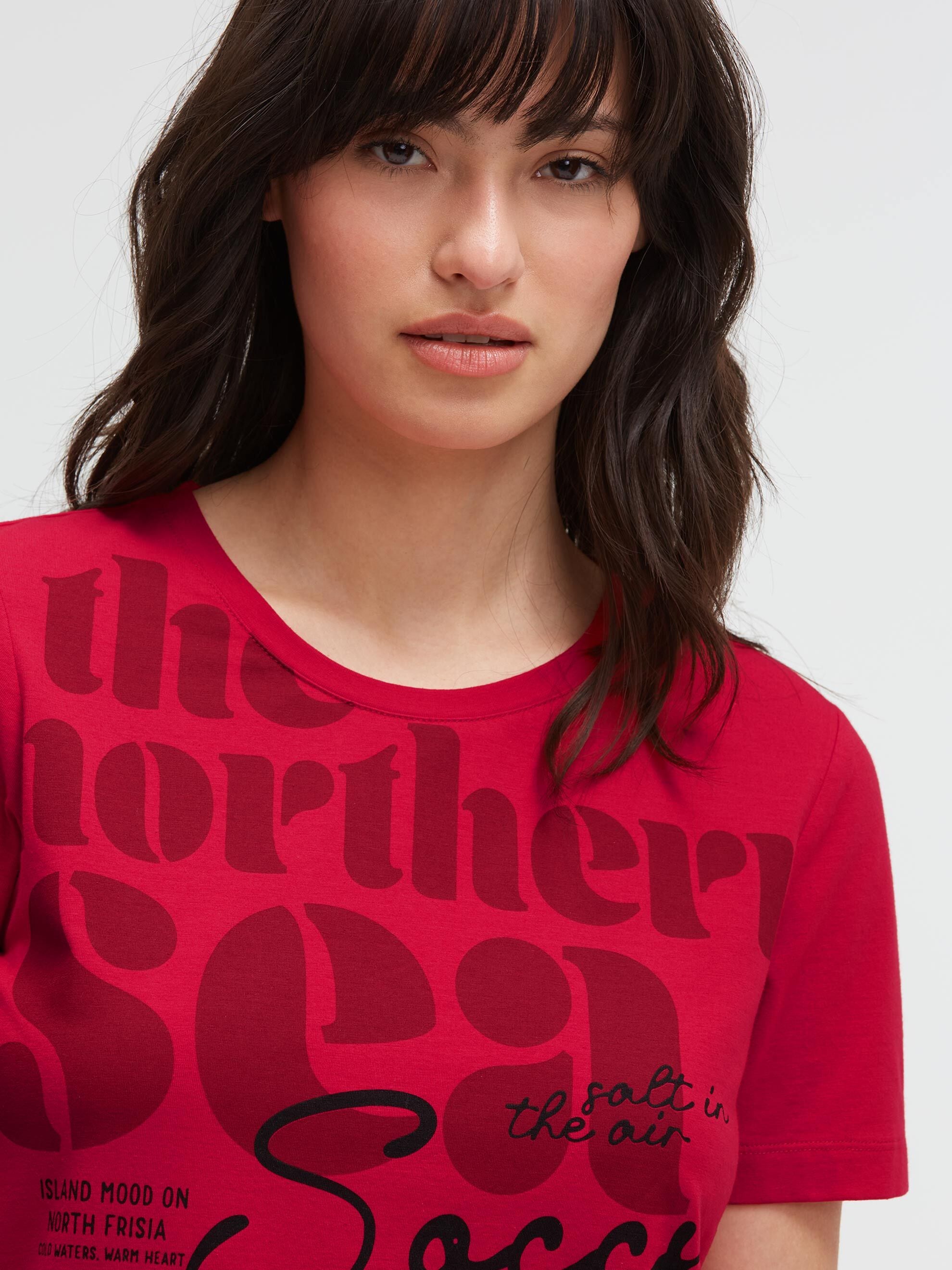 SOCCX Rundhalsshirt mit Necktape