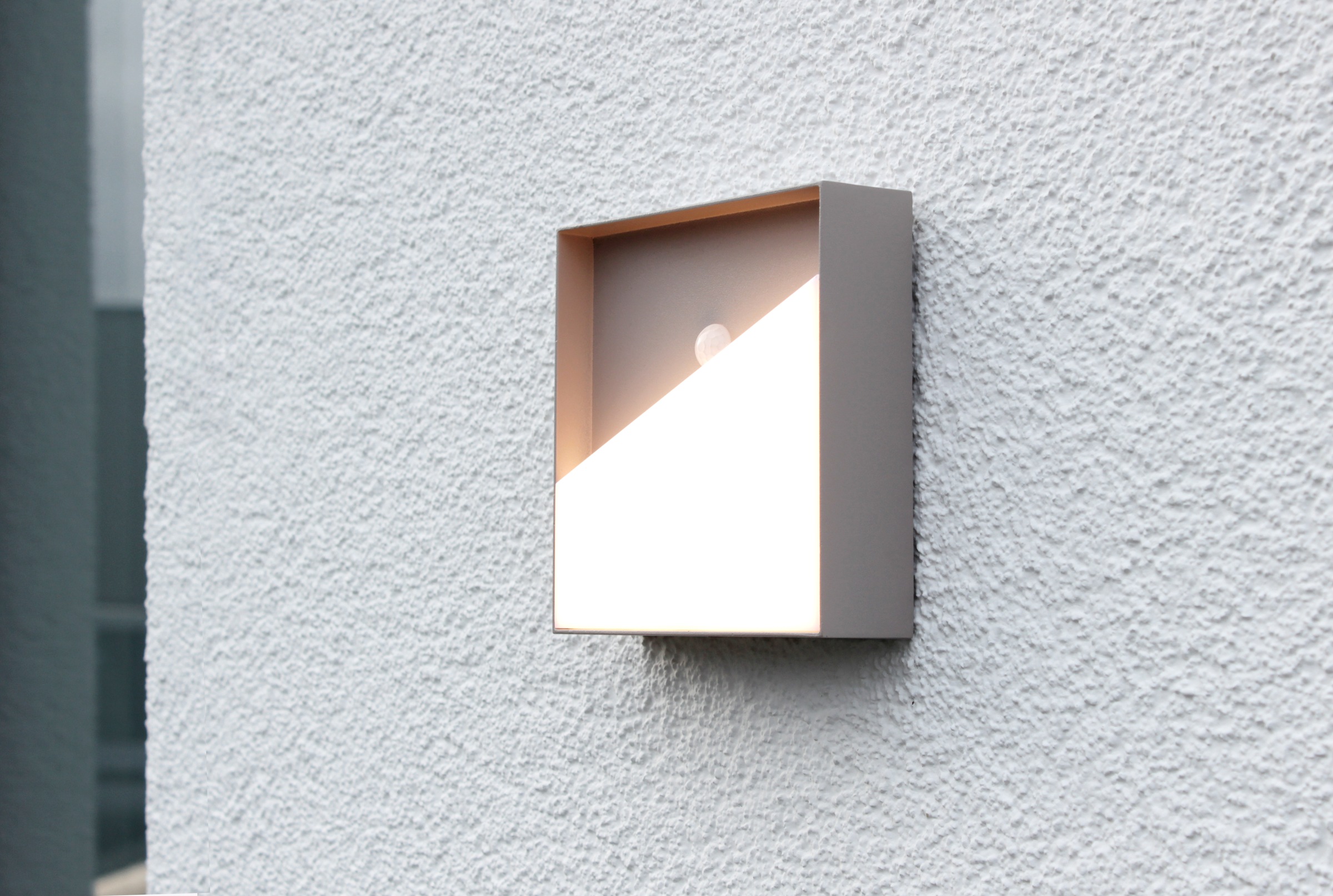 ECO-LIGHT LED Außen-Wandleuchte »LED-Wandleuchte MEG + PIR«, 1 flammig, Leuchtmittel LED-Board | LED fest integriert, Akku-Licht für Innen & Außen