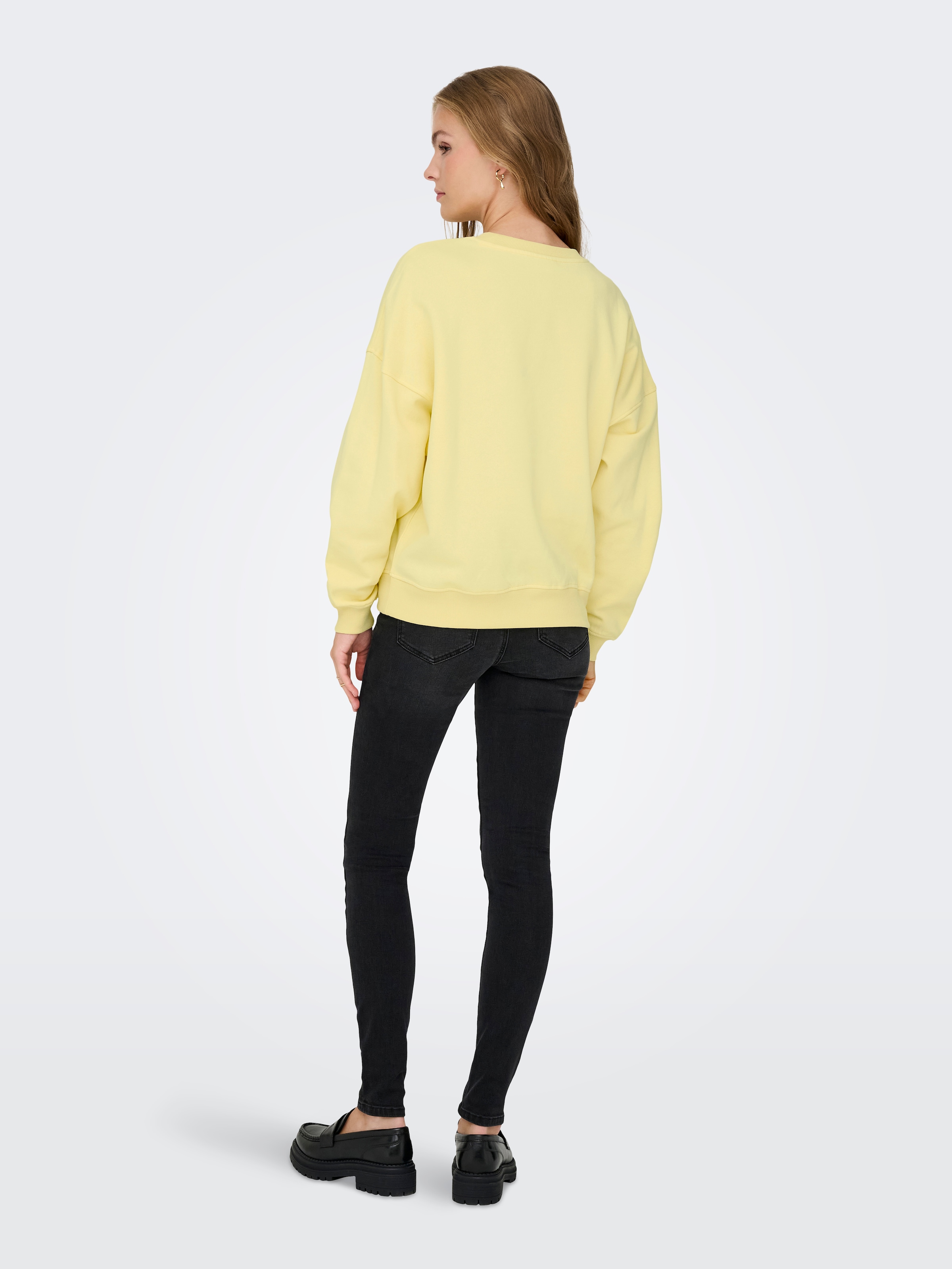 JDY Sweatshirt »JDYMESA L/S O-NECK EMB SWEAT JRS NOOS«