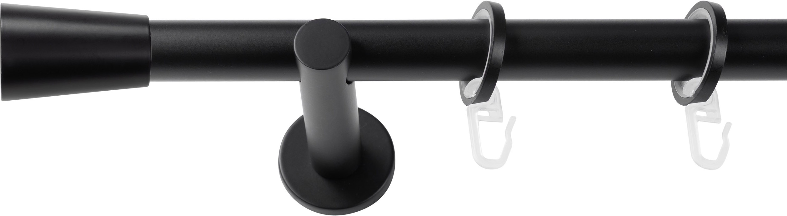 SN DECO GROUP Gardinenstange Ø 19 mm 1 läufig-läufig Fixmaß;kürzbar