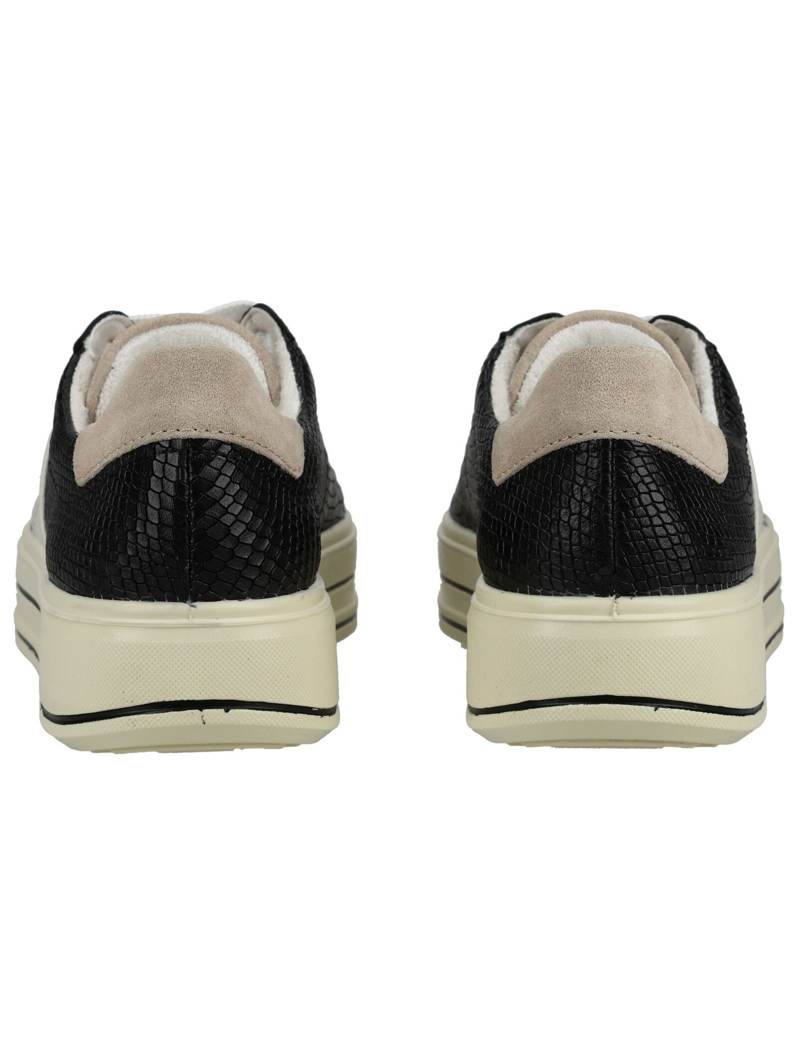 Ara Sneaker Leder Platform Sneaker Black/White Size 43 5