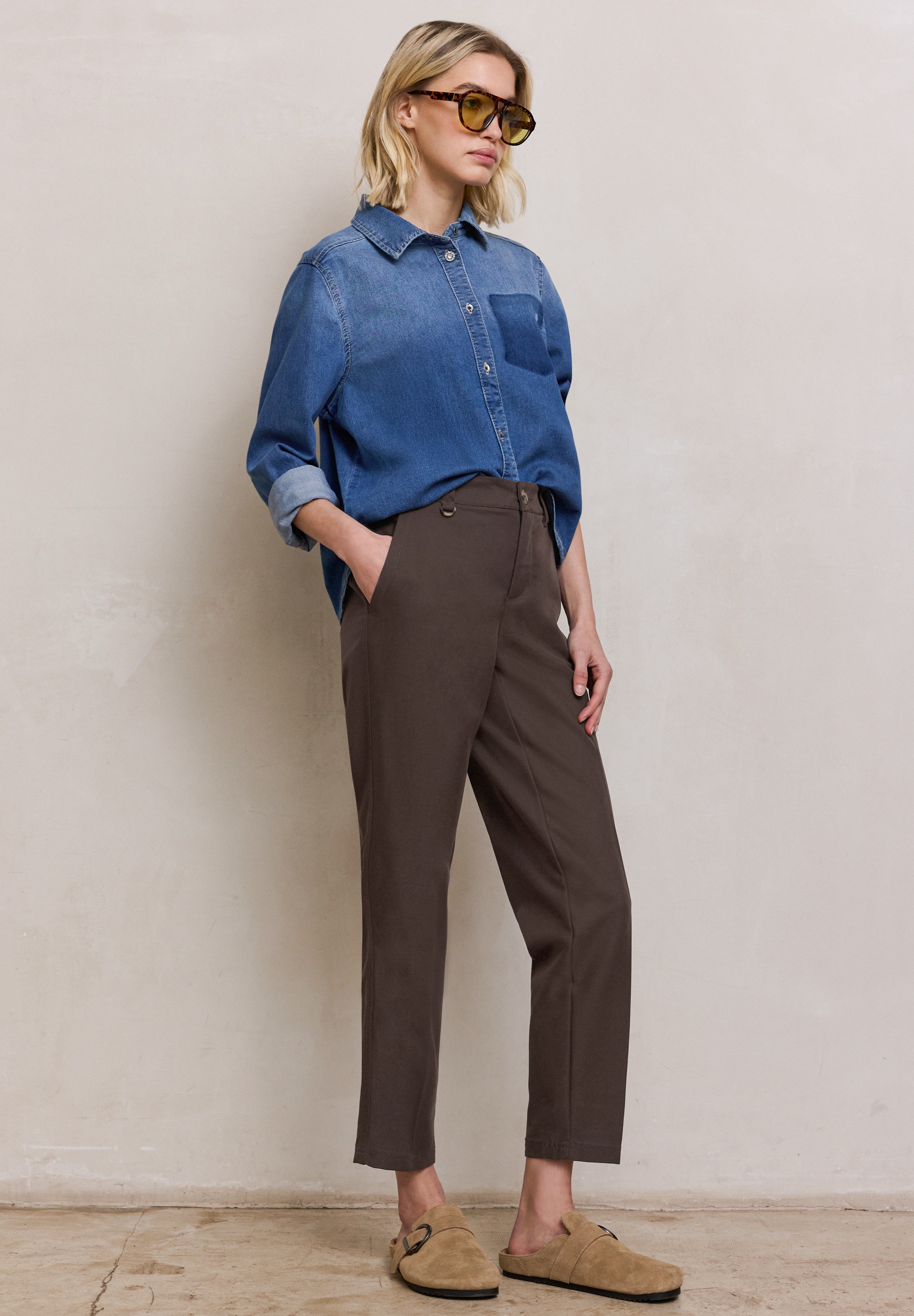 STREET ONE STUDIO Chinohose  Middle Waist