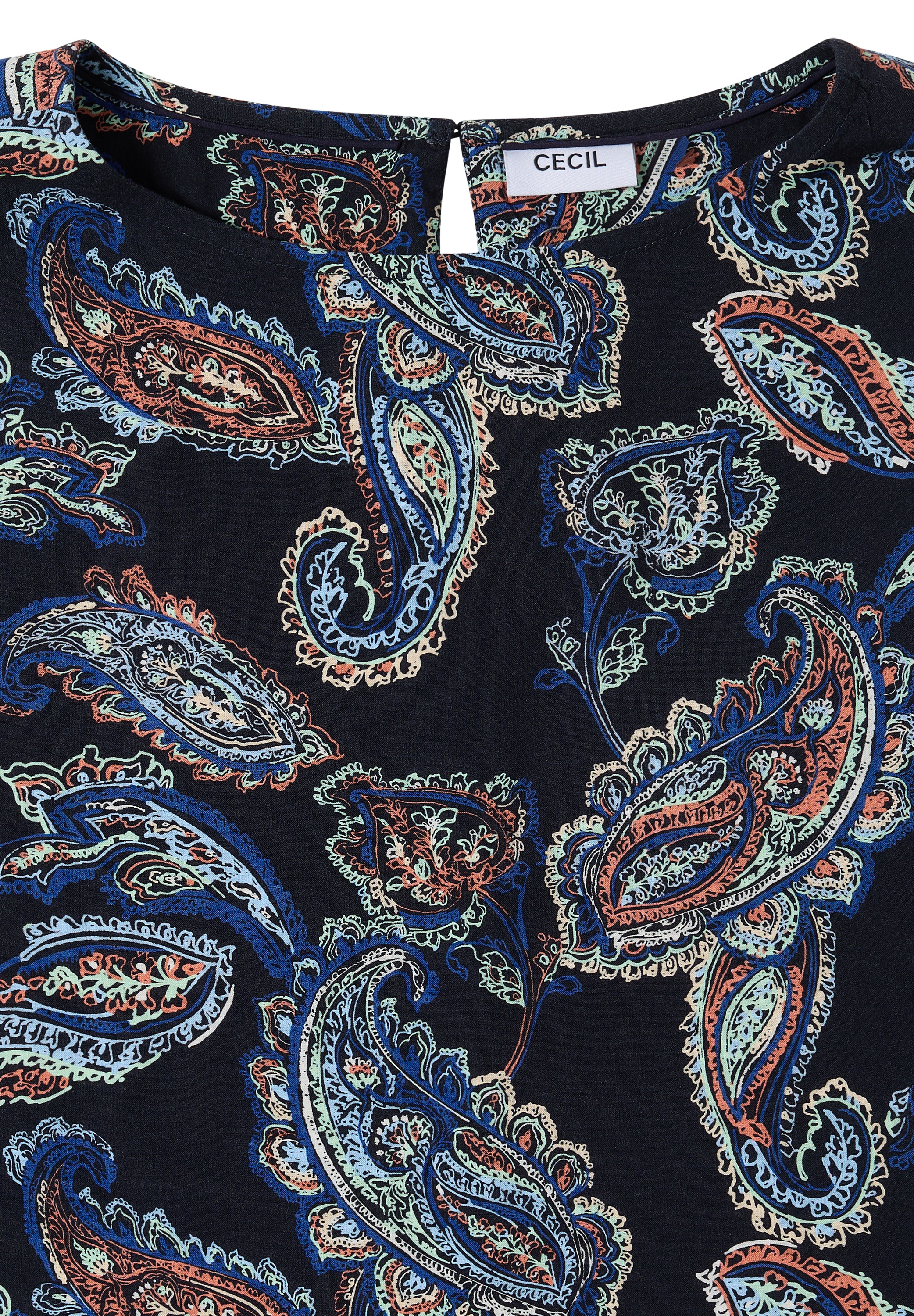 Cecil Sommerkleid Eingrifftaschen aus Viskose
